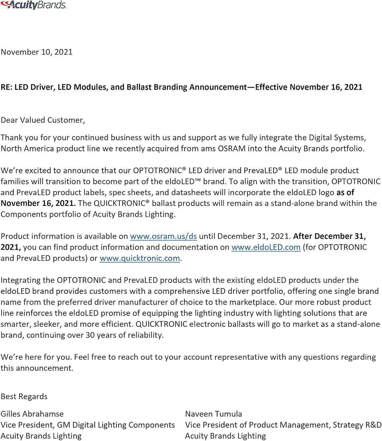 Osram 57351 Optotronic 40W 120/277V Ac 50/60Hz Constant Current Dimmable Compact Led Driver Oti 40W/120-277/1A4 Dim-1