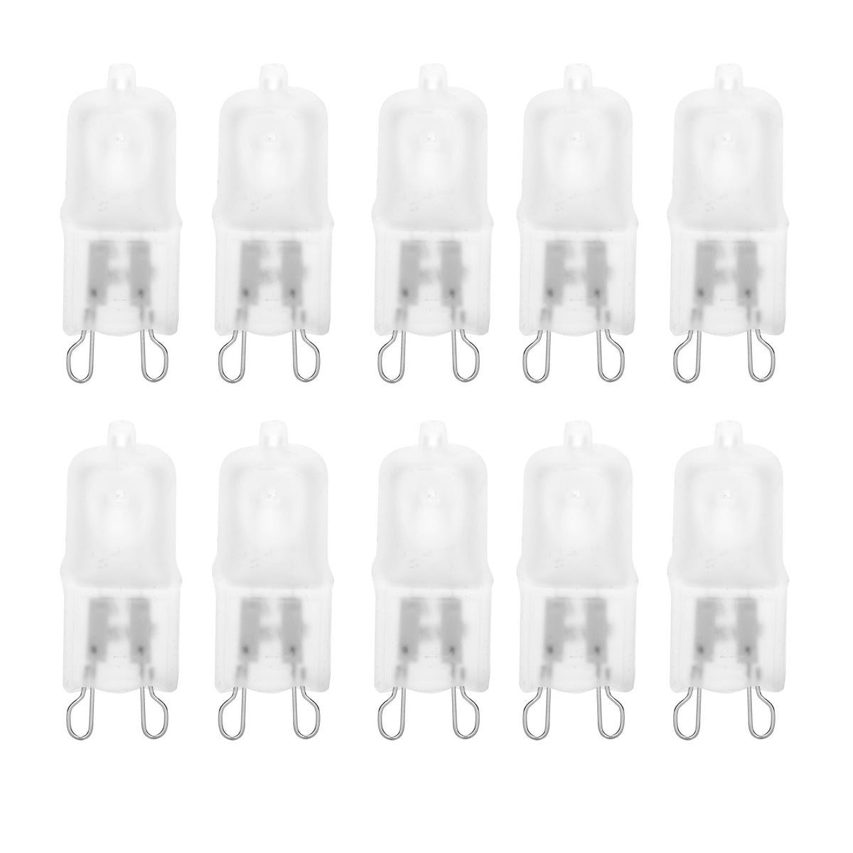 10 Pack Frosted Lense Q75/G9/Fr/120V G9 Jcd 75 Watt 120 Volt T4 Jd Type Halogen House Hold Light Bulb Hanging Pendant Accent Typ
