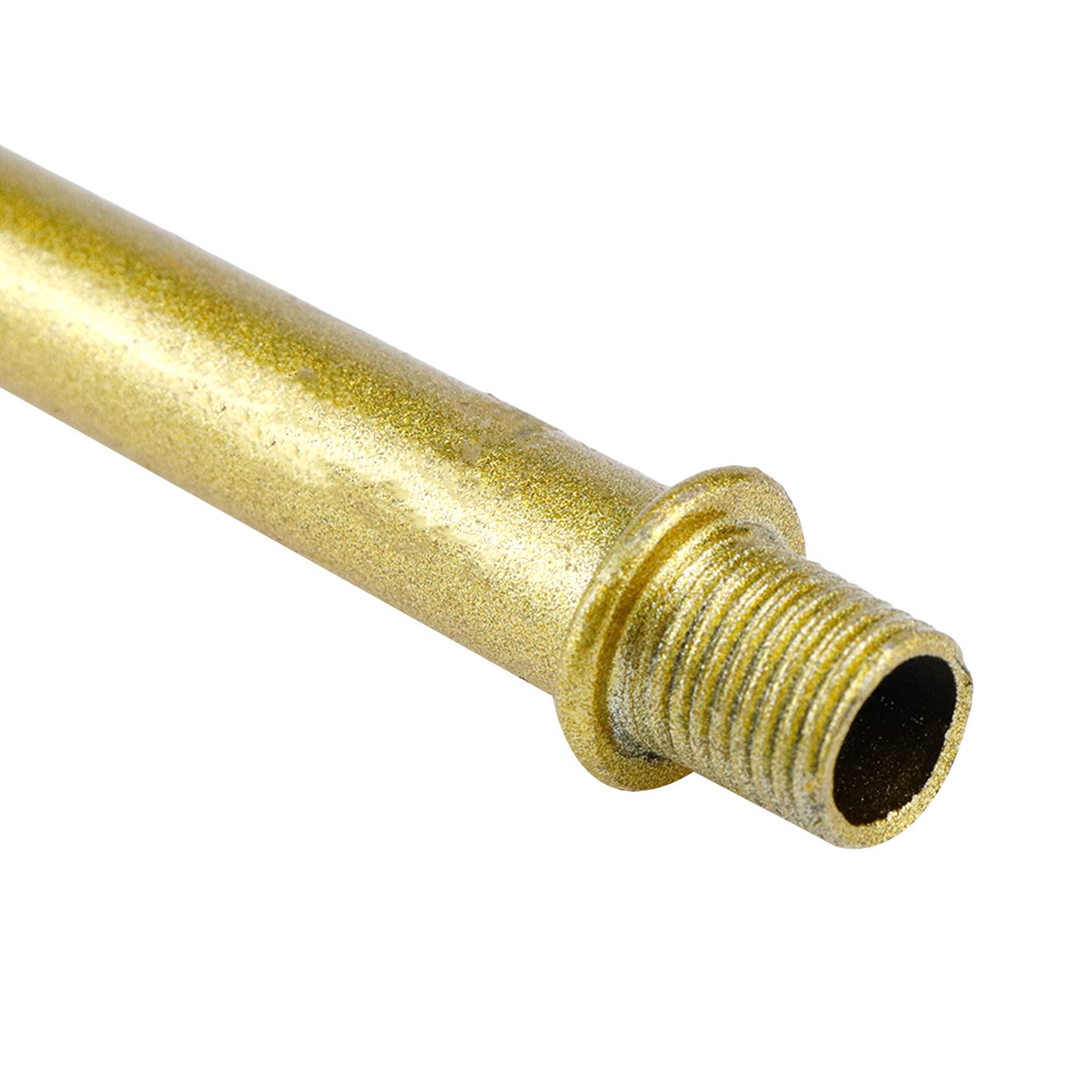 MY MIRONEY Straight Pipe Lamp Stem Kit, 4 Sets, M10 Connector, 4.72in Long, Gold