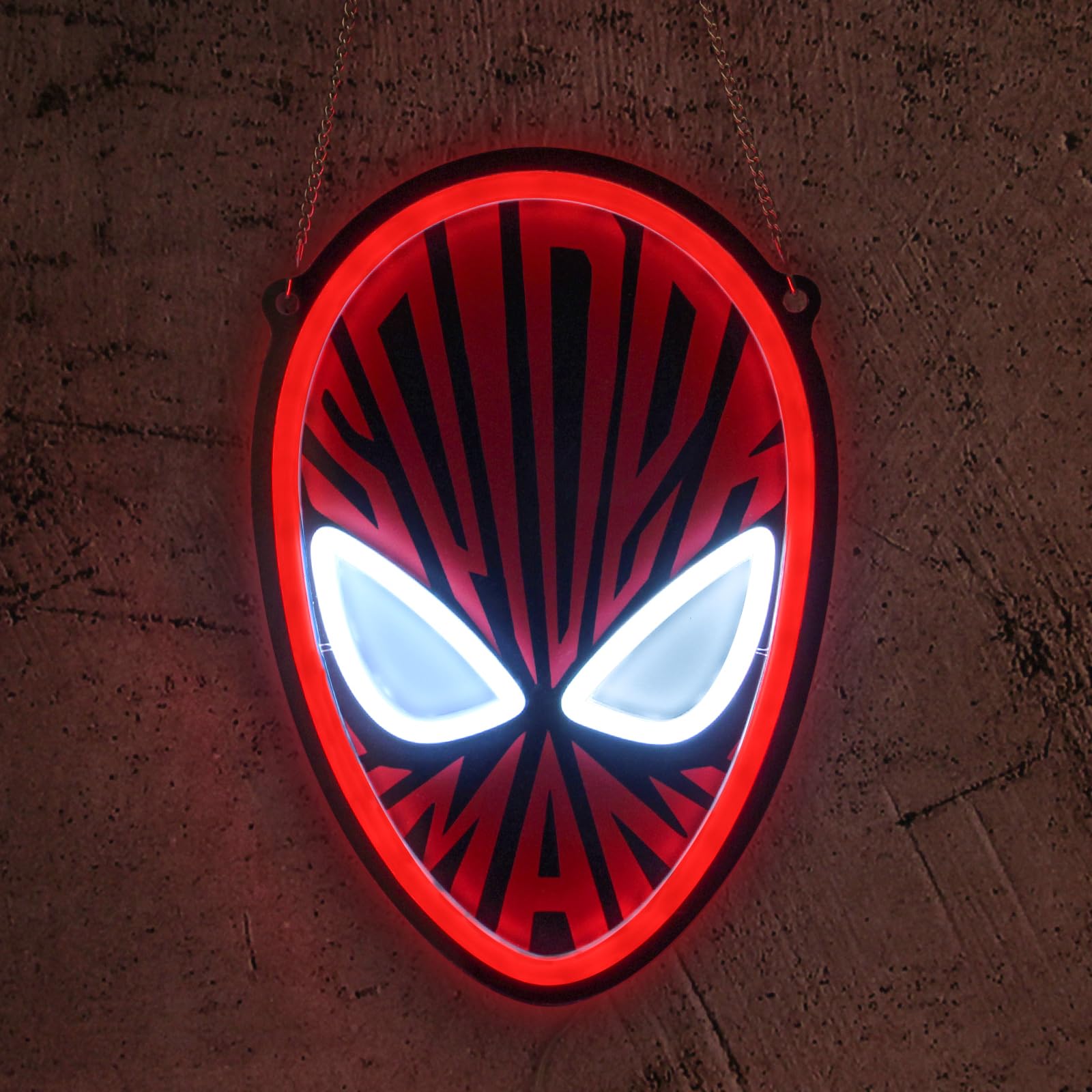 FRIFUN LED Neon Sign - Spider-Man Wall Decor - USB Powered - Acrylic - Model 001