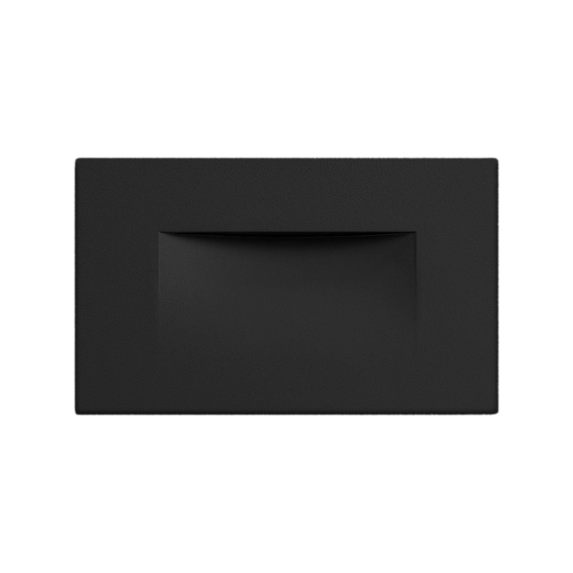 Ciata LED Stair Lights - Warm White 3000K, 3 Watt, Horizontal Black Finish, Indoor/Outdoor Use