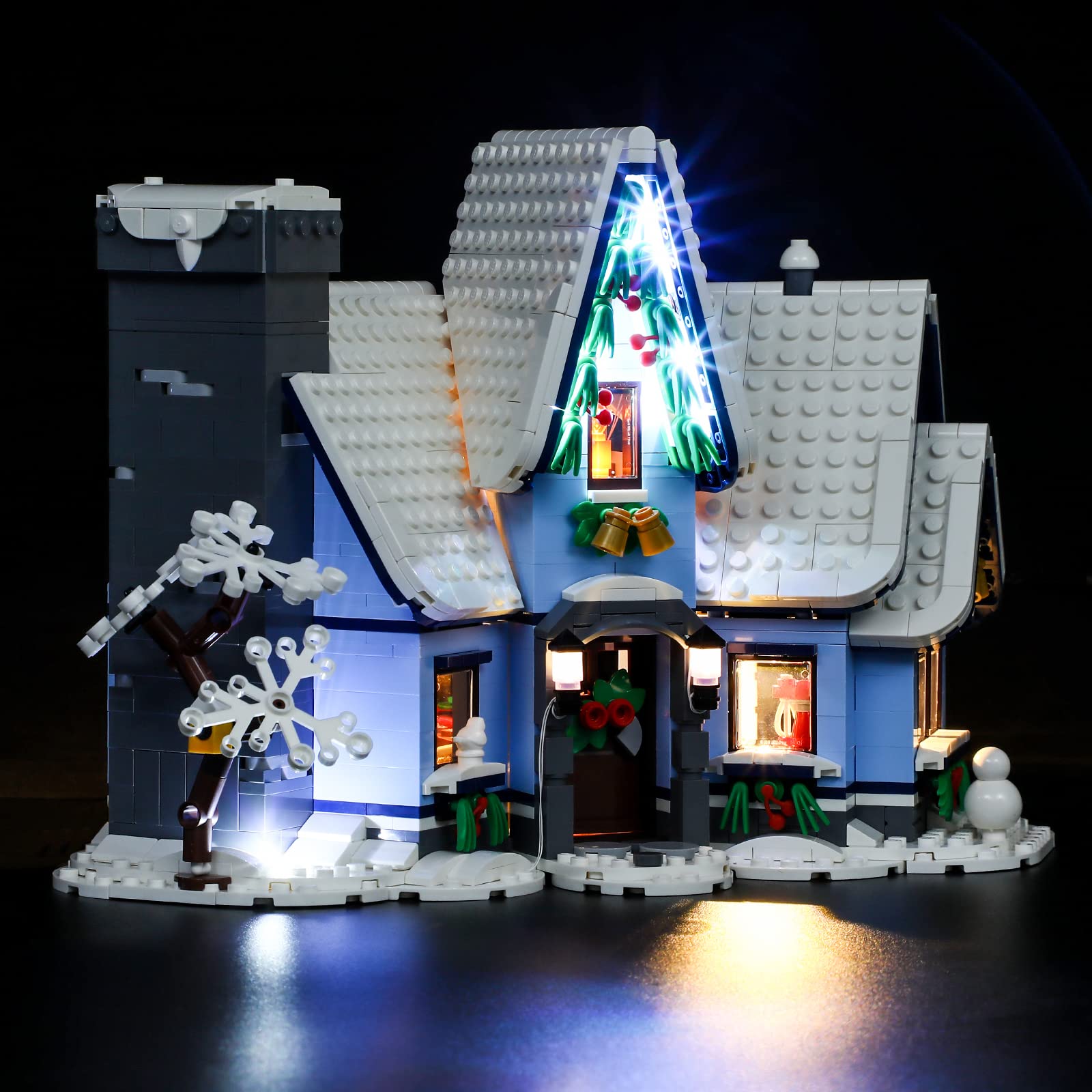 LIGHTAILING Led Light for Lego 10293 Santas Visit Building Blocks Model Remote-Control Version - NOT Included The Model Set