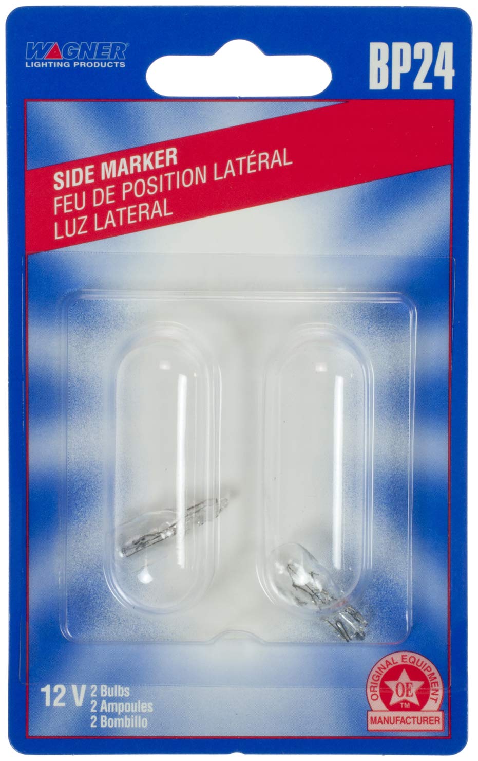 Federal Mogul Wagner Lighting Bp24 Multi-Purpose Light Bulb, Assorted Colors, Glass, Card Of 2, One Size