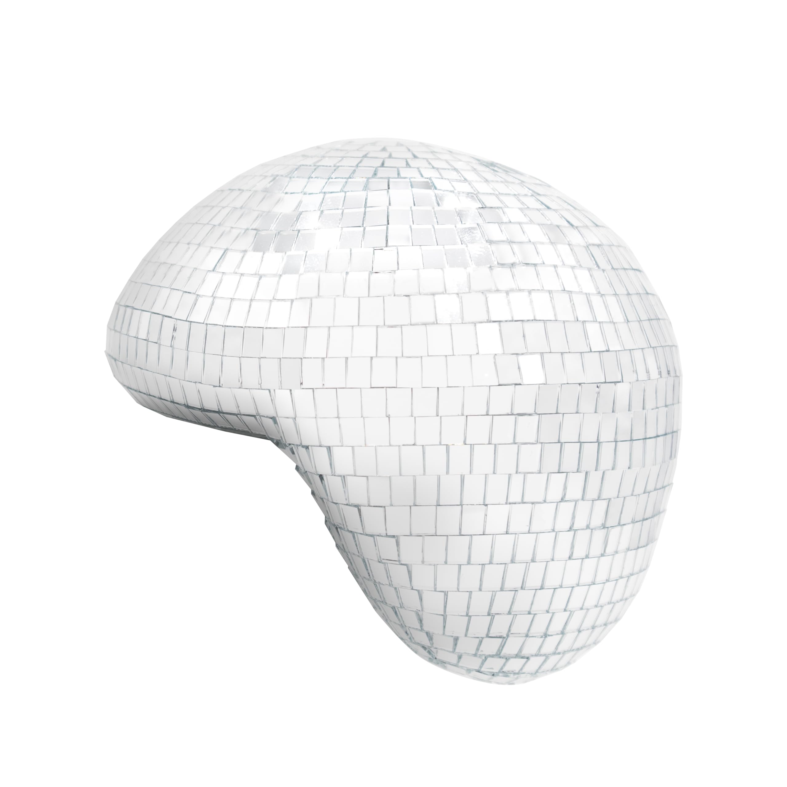 Npw Melted Disco Ball Decor, 7.5'' Mirror Ball Home Decor, Melted Disco Ball Aesthetic Home Decor Shelf Decor, Maximalist Decor