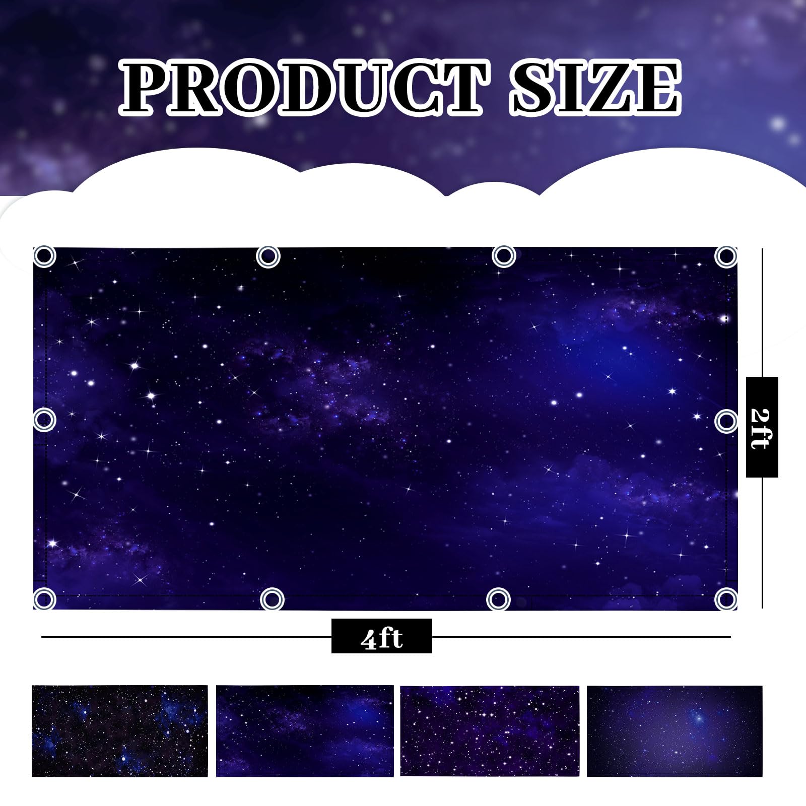 Roceei Pack Of 4 Fluorescent Light Covers For Ceiling Lights, 4 X 2 Ft, Magnetic Light Covers For Classroom Office Home School(S