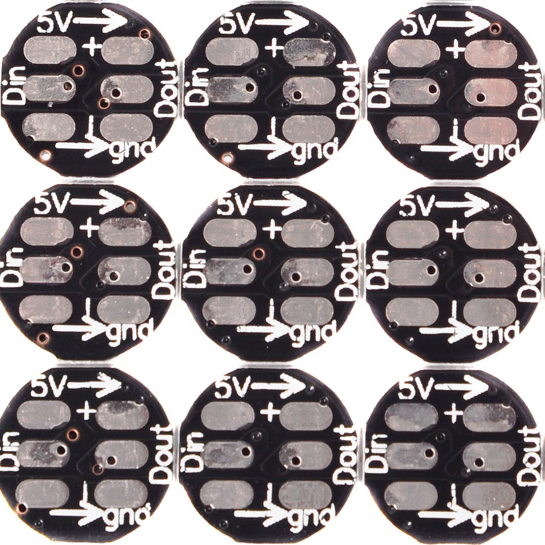 Btf-Lighting Ws2812B 100Pcs Rgb Led Pixel - Individually Addressable, Black Pcb, Dc5V, For Arduino