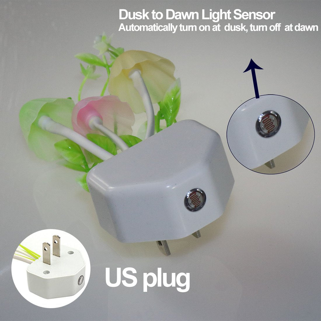 Color Change Led Night Light W/Smart Sensor, Plug-In Night Lights For Kids Adults Cute Mushroom Night Light Lamp Bedroom Home De