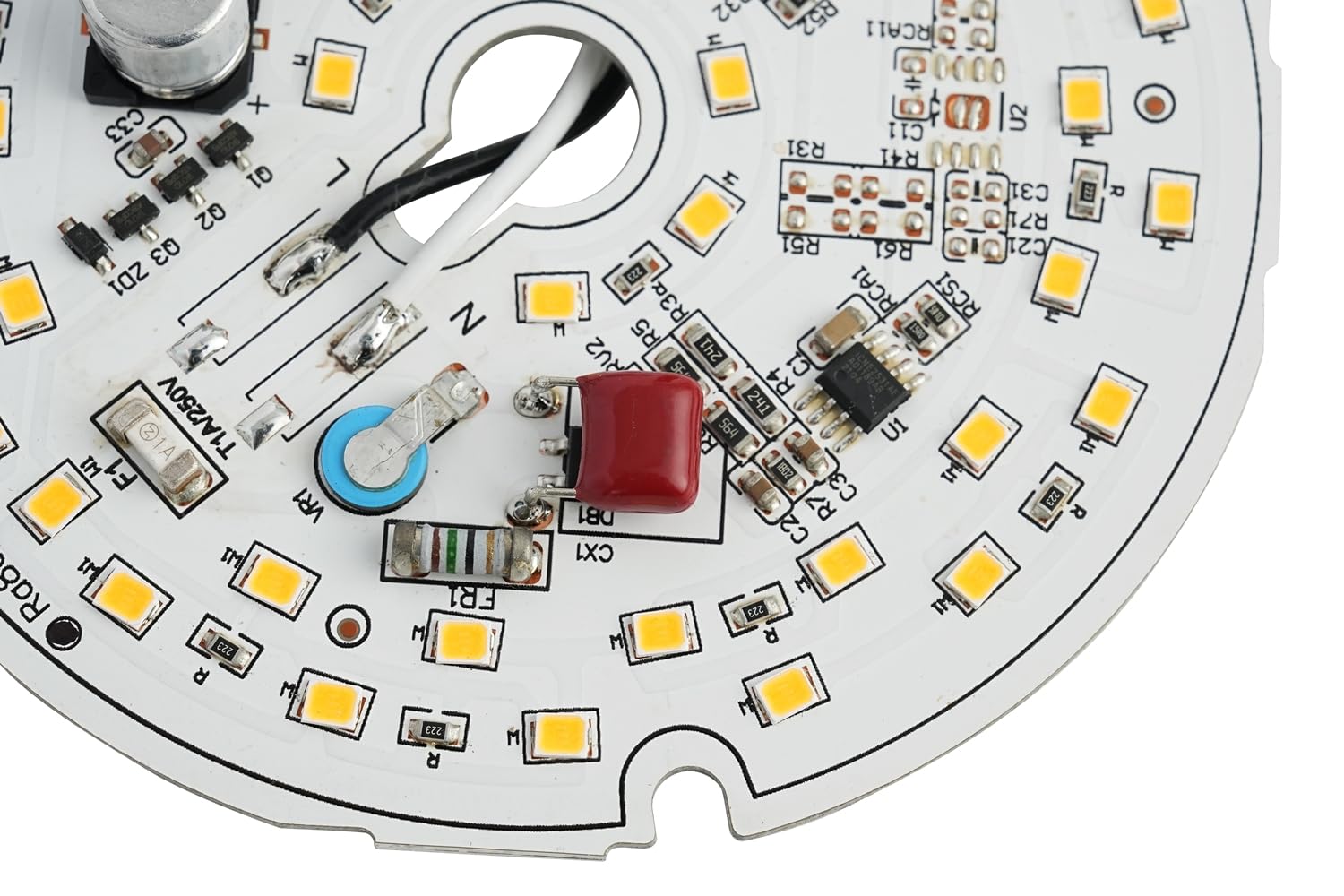 HAOLEDI 4'' 20W LED Ceiling Fan Light Retrofit Kit, Warm White 3000K, ETL Certified, 2400LM Ceiling Flush Light Replacement