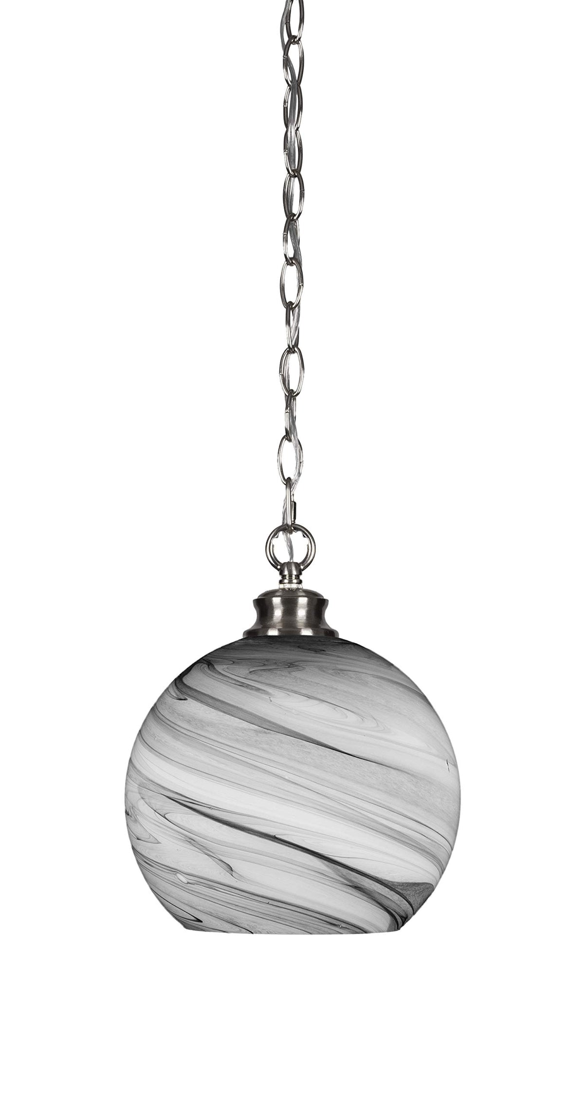 Toltec Lighting Kimbro 1 Light Pendant in Brushed Nickel (92-BN-4359)