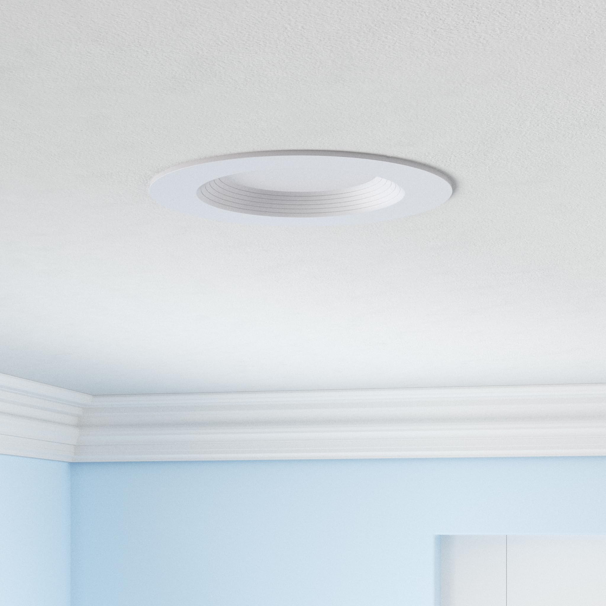 Energetic 5CCT LED Recessed Light Downlight, CRI 90, Dimmable, 10.5W=85W, 6 Pack, 2700K