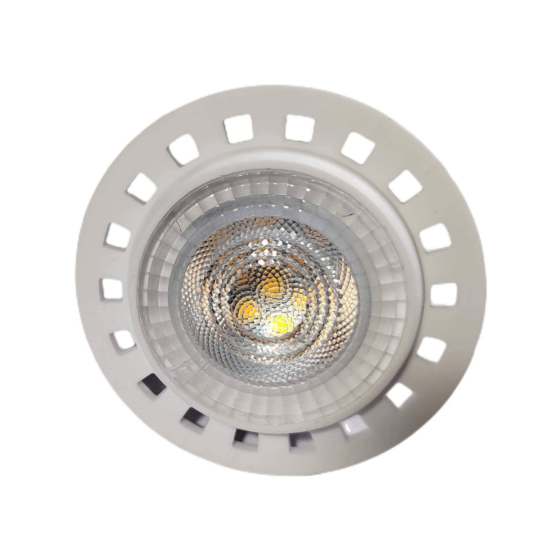 QLEE LED Spotlight 7W AC/DC 12V, Warm White Reflector, 3000K, 2 Pack, Aluminum, 38° Beam - Indoor/Outdoor Bulb Replacement