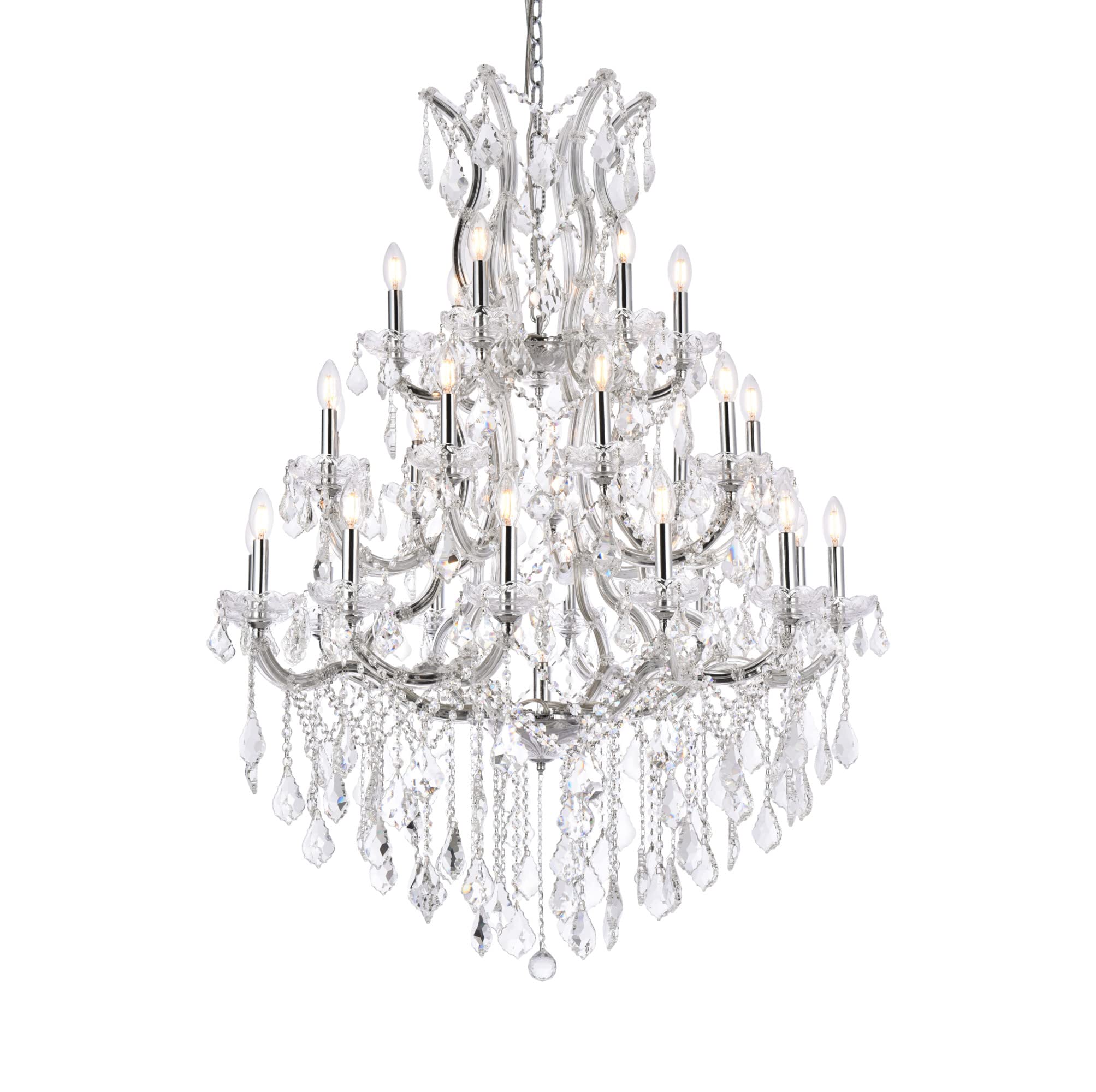 Elegant Lighting 2800D38C/RC Royal Cut Crystal