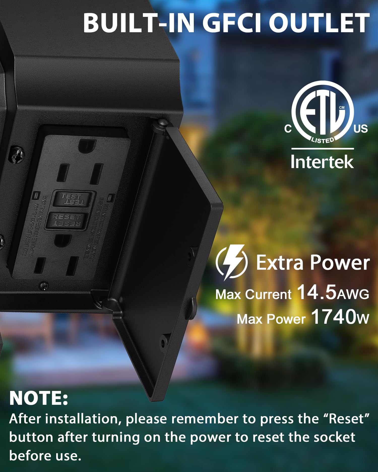 2-Packs Porch Lights With Outlet, Motion Sensor Outdoor Lights, Dusk To Dawn Exterior Light Fixture, Waterproof Anti-Rust Black