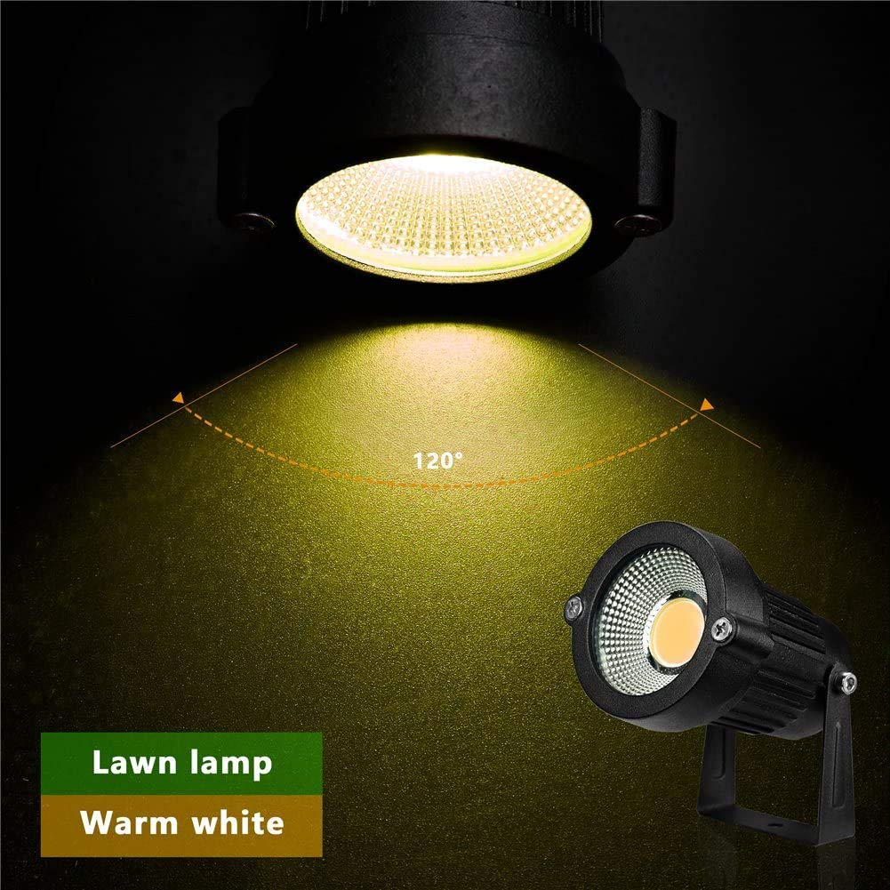 Z Led Landscape Lights,5W Outdoor Pathway Garden Yard Spotlight,Ip65 Waterproof Garden Floodlight,Outdoor Spotlight With Stake,U