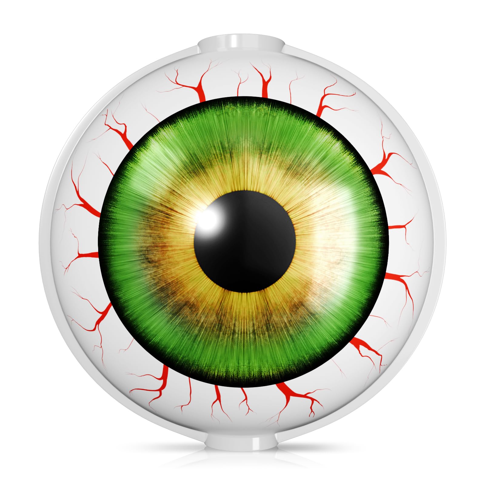 Retisee Halloween Eyeball Post Light Cover Jack O Lantern Lamp Shade 20'' D X 22'' H Eyeball Lamp Shade Plastic Eyeball Light Sh