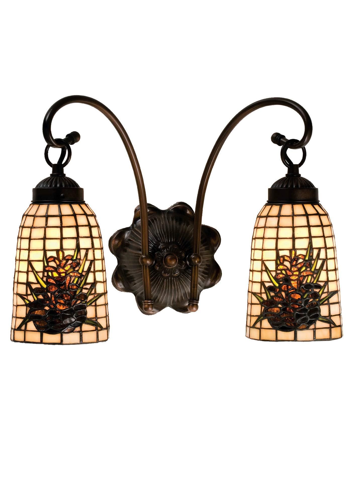 Meyda Tiffany Lighting 18661 Metal Pendant 14.5in Width Antique Finish