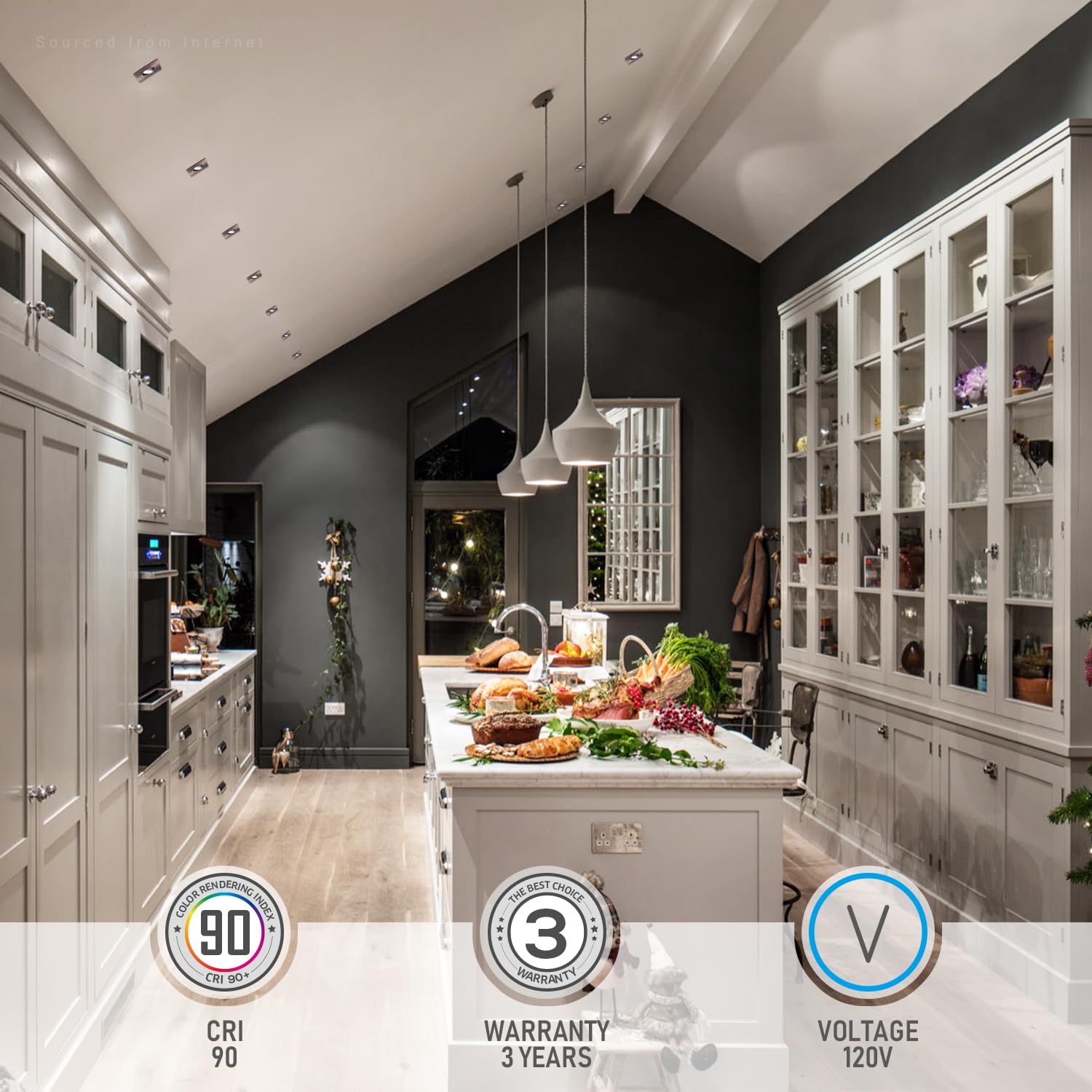 Torchstar 3 Inch Gimbal Led Recessed Light With Junction Box, 10%-100% Dimmable, 7W=50W, Cri 90+, 4000K Cool White, Etl & Energy Star Certified, Oil Rubbed Bronze, Pack Of 6