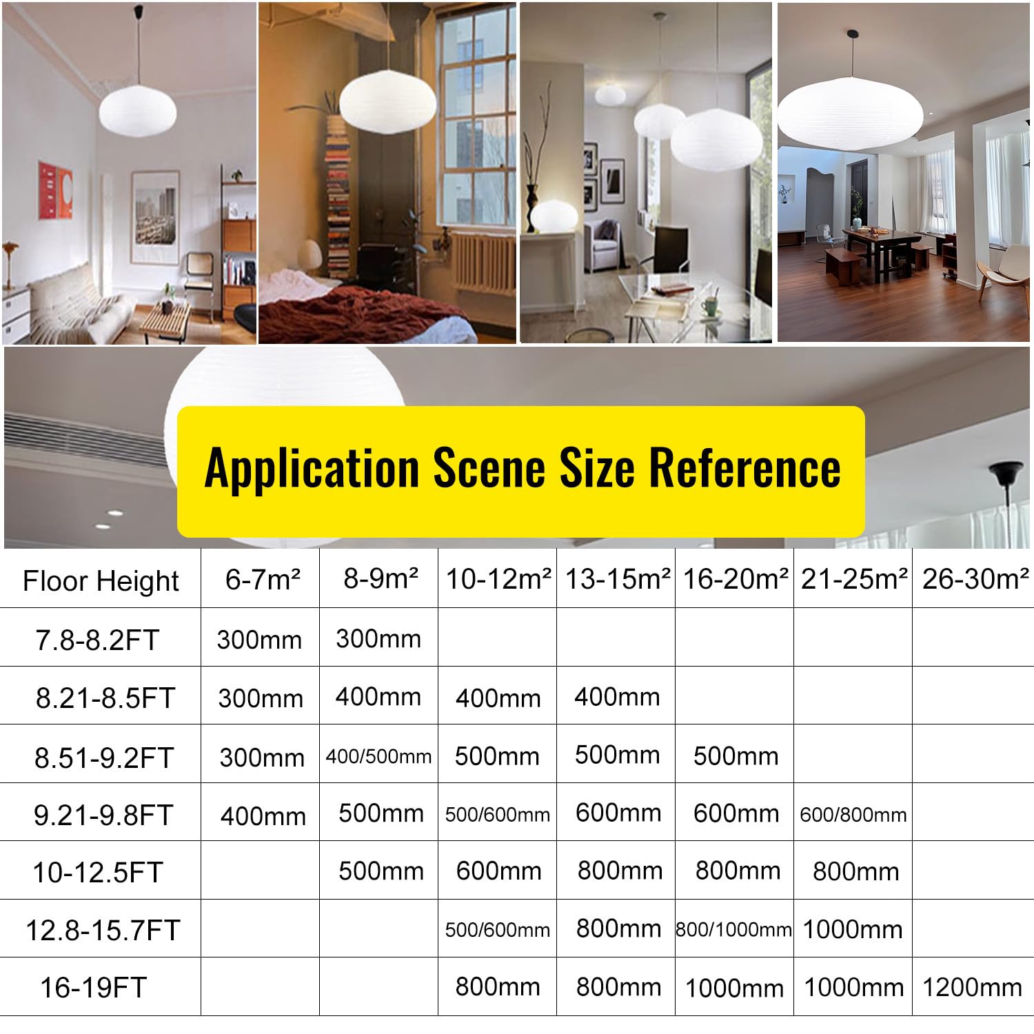 White Oval Paper Lanterns-22&quot; Large Hanging Paper Lantern Lamp, Chinese/Japanese Paper Lantern Pendant Light For Party Decoration, Wedding, Home Decor Paper Ceiling Lampshade(1 Pack)