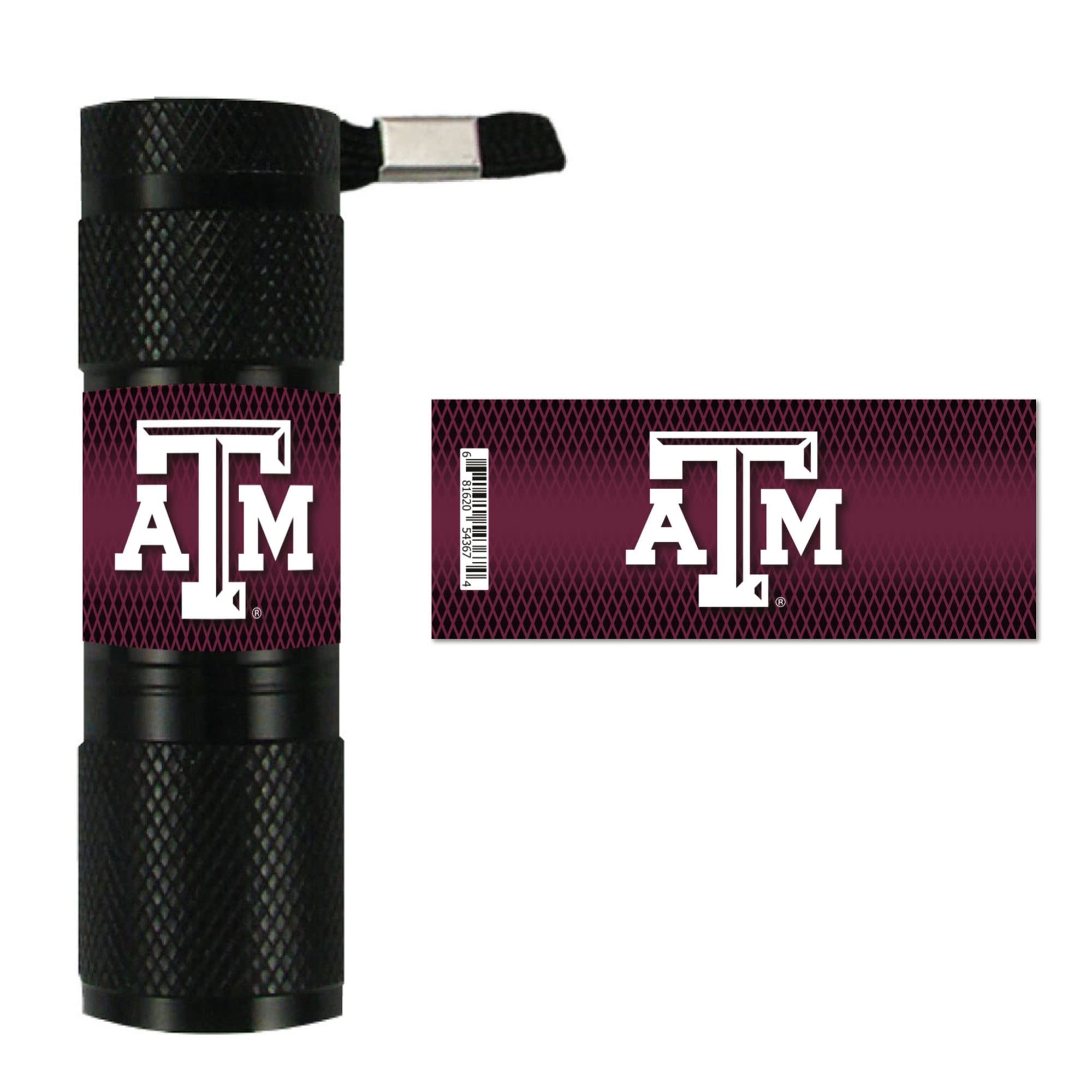 FANMATS 62399 Texas A&M University LED Pocket Flashlight - 3.5in. X 1in.