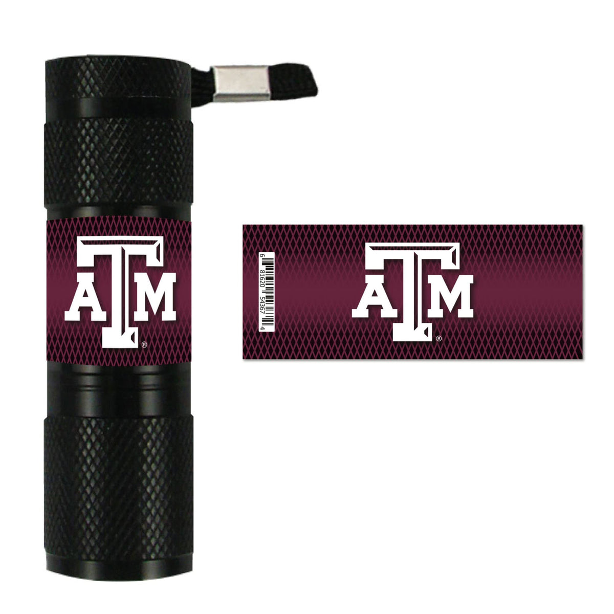 FANMATS 62399 Texas A&M University LED Pocket Flashlight - 3.5in. X 1in.