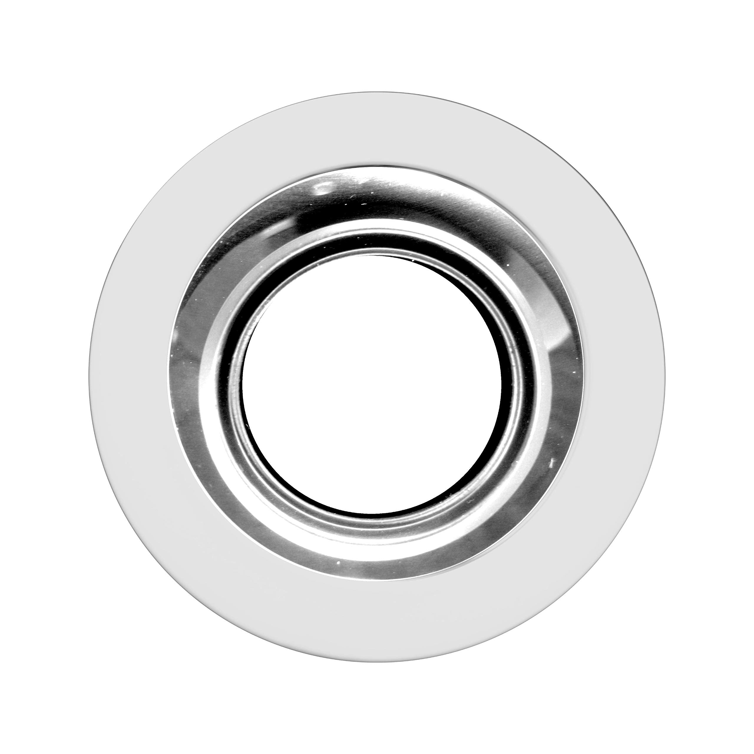 Nicor Lighting 4 In. White Specular Recessed Cone Trim (19504)