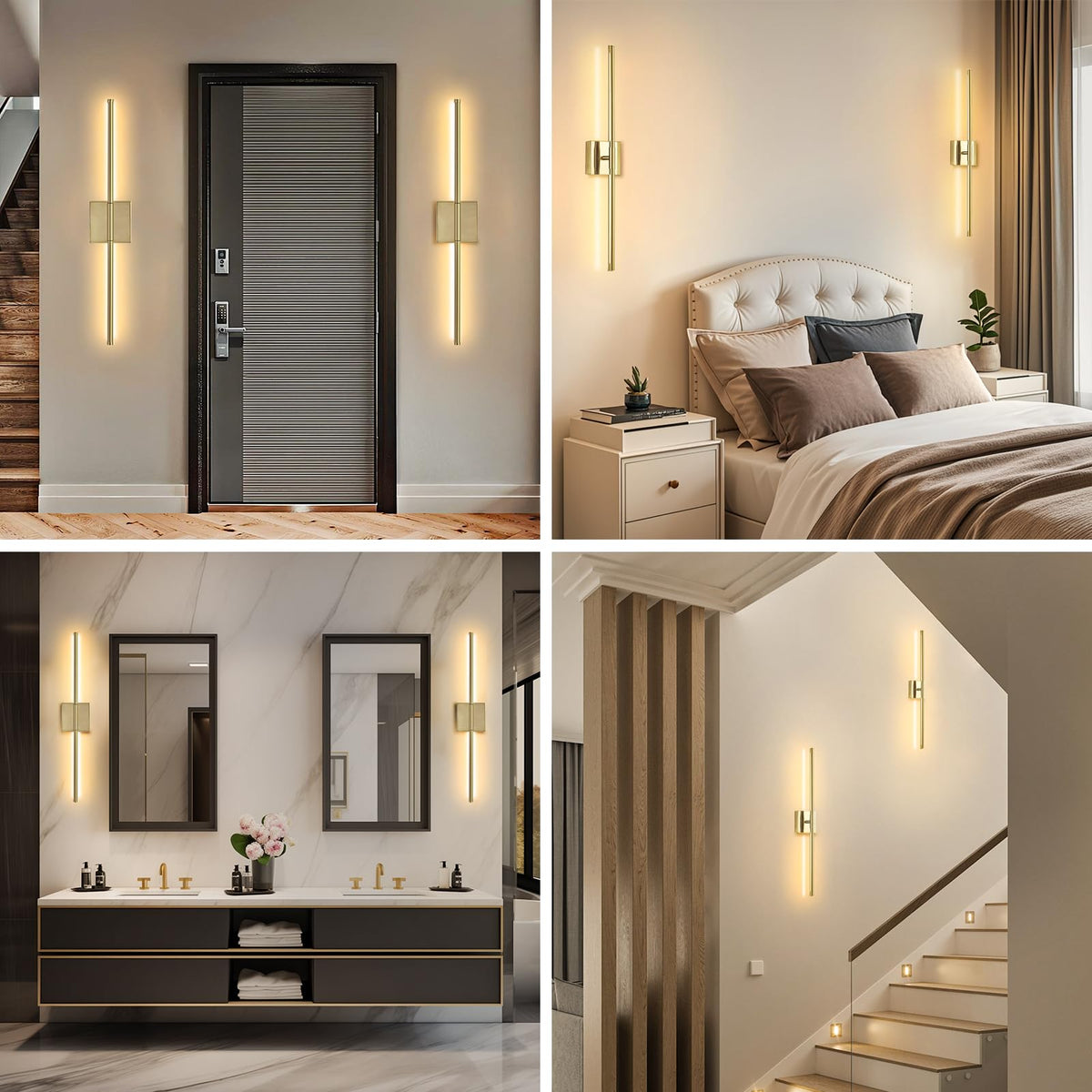 350 Rotation Photo Danhh Wall Sconce, Dimmable 3000K-6000K, Rechargeable, 350° Rotate, 1 ...