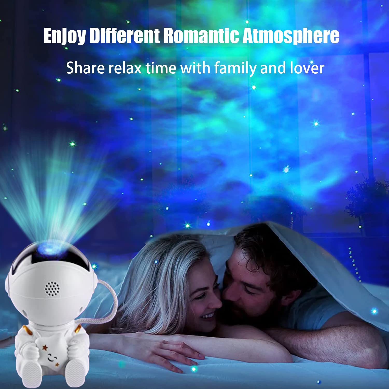 Astronaut Star Projector, Galaxy Projector Light, Kids Night Light, Nebula Star Ceiling Night Light With Remote,Gifts For Birthdays, Valentine'S Day, Christmas