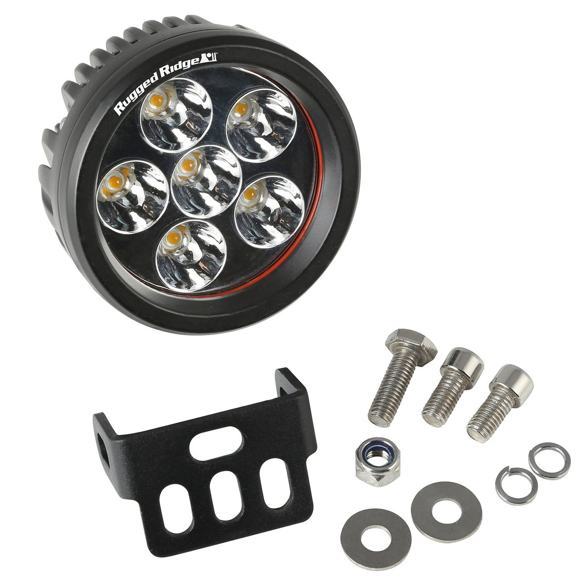 Rugged Ridge | Light Kit, 3.5 Inch, Round, 18 Watt, 1040 Lumens | 15209.01