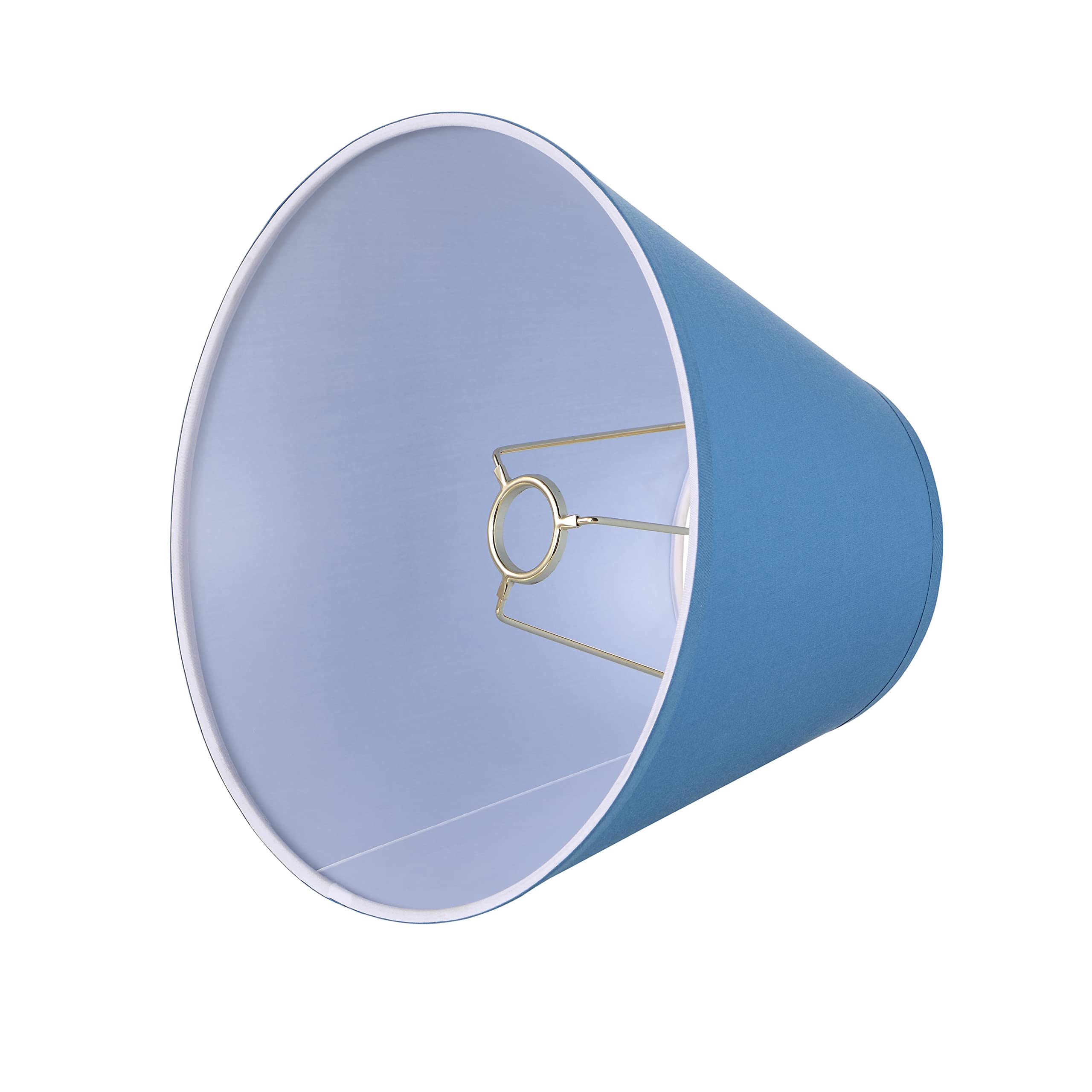 Aspen Creative 58882 Transitional Empire Shape Uno Construction Lamp Shade, Eggshell, 6'' Top X 12'' Bottom X 9'' Slant Height