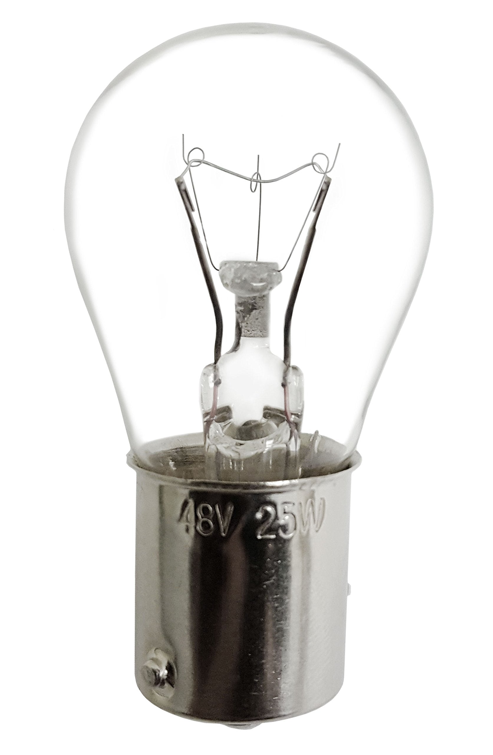 CEC Industries CE6 Bulb, 48 Volt, 10 Watt, BA15s Base, S8 Glass, 48V, 10W
