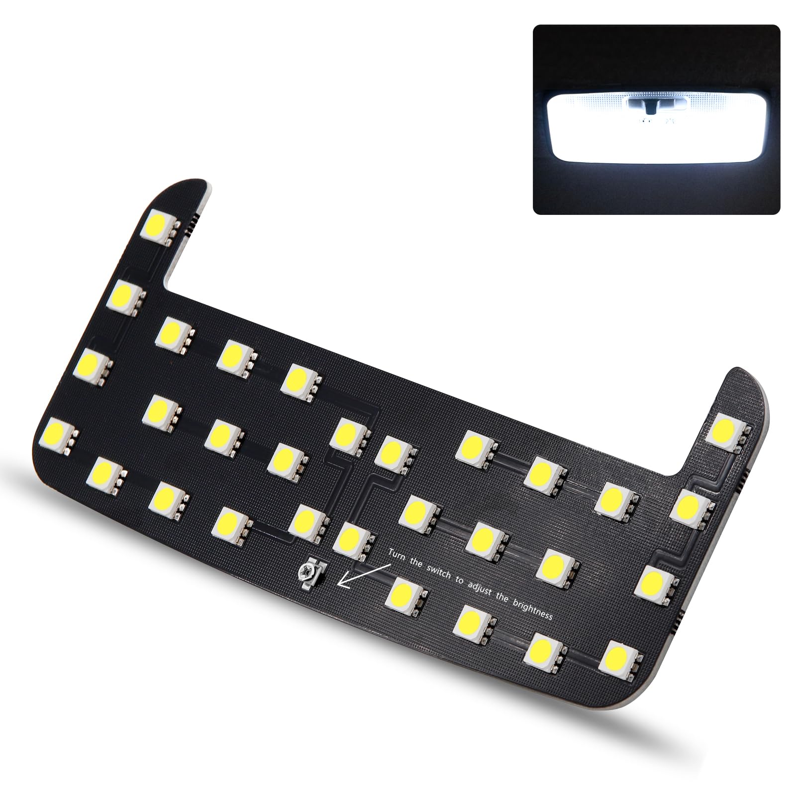 ZEN HON LED Light,Interior Dome Lighting Upgraded Accessory,6000K Pure White Light,Brightness Can Adjust,For Toyota Tacoma(3rd G