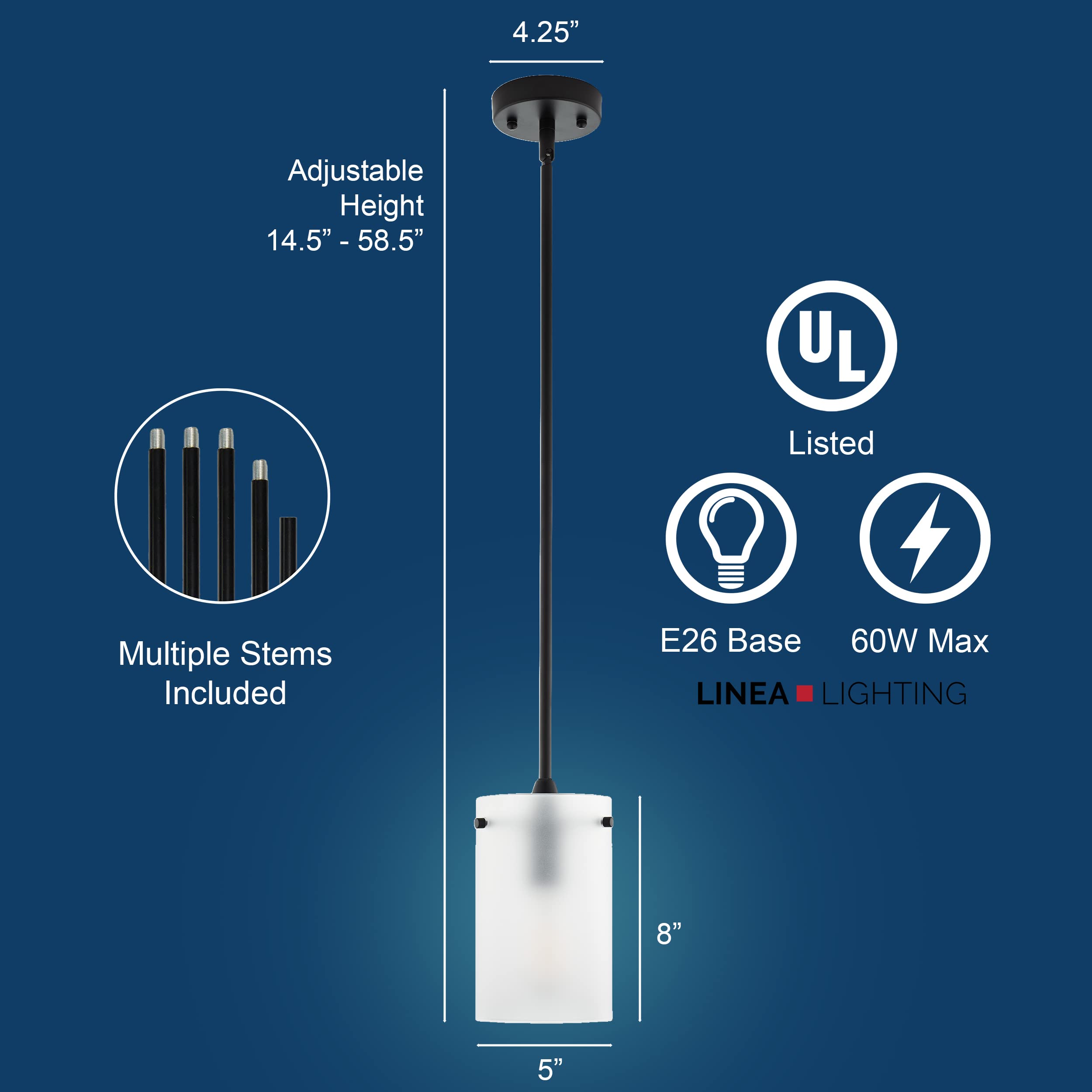 Linea Di Liara Effimero Modern Matte Black Pendant Light Fixtures Over Kitchen Island Sink Lighting Ceiling Hanging Farmhouse Mi