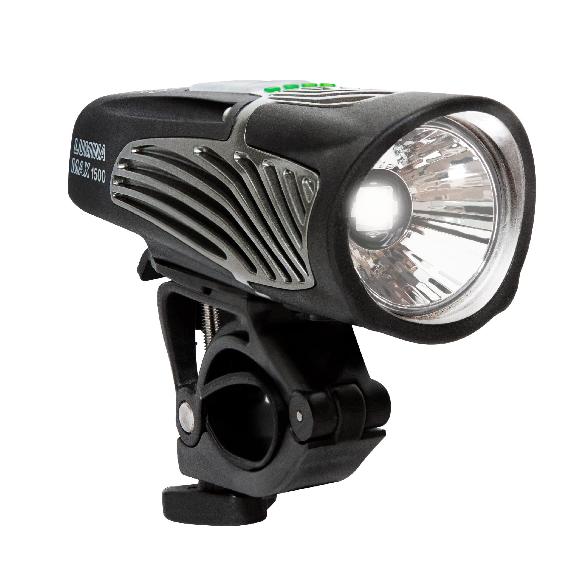 NiteRider Lumina Max 1500 Lumen Bike Front Light | USB-C Rechargeable LED Headlight with Wireless Control, 8 Lighting Modes, 8-S