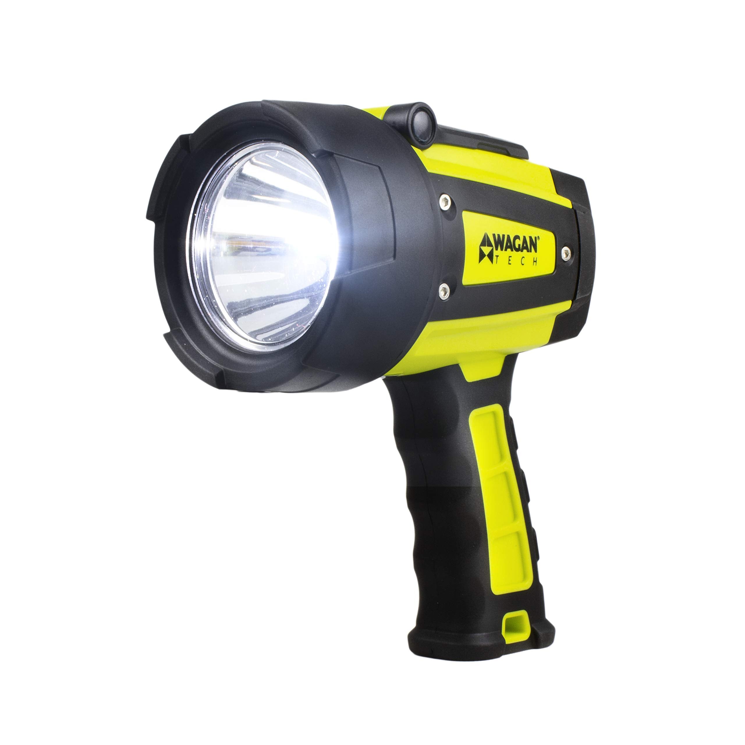 Wagan EL4321 Brite-Nite LED Spotlight, 600 Lumen, Waterproof, 7 Position Stand, Yellow