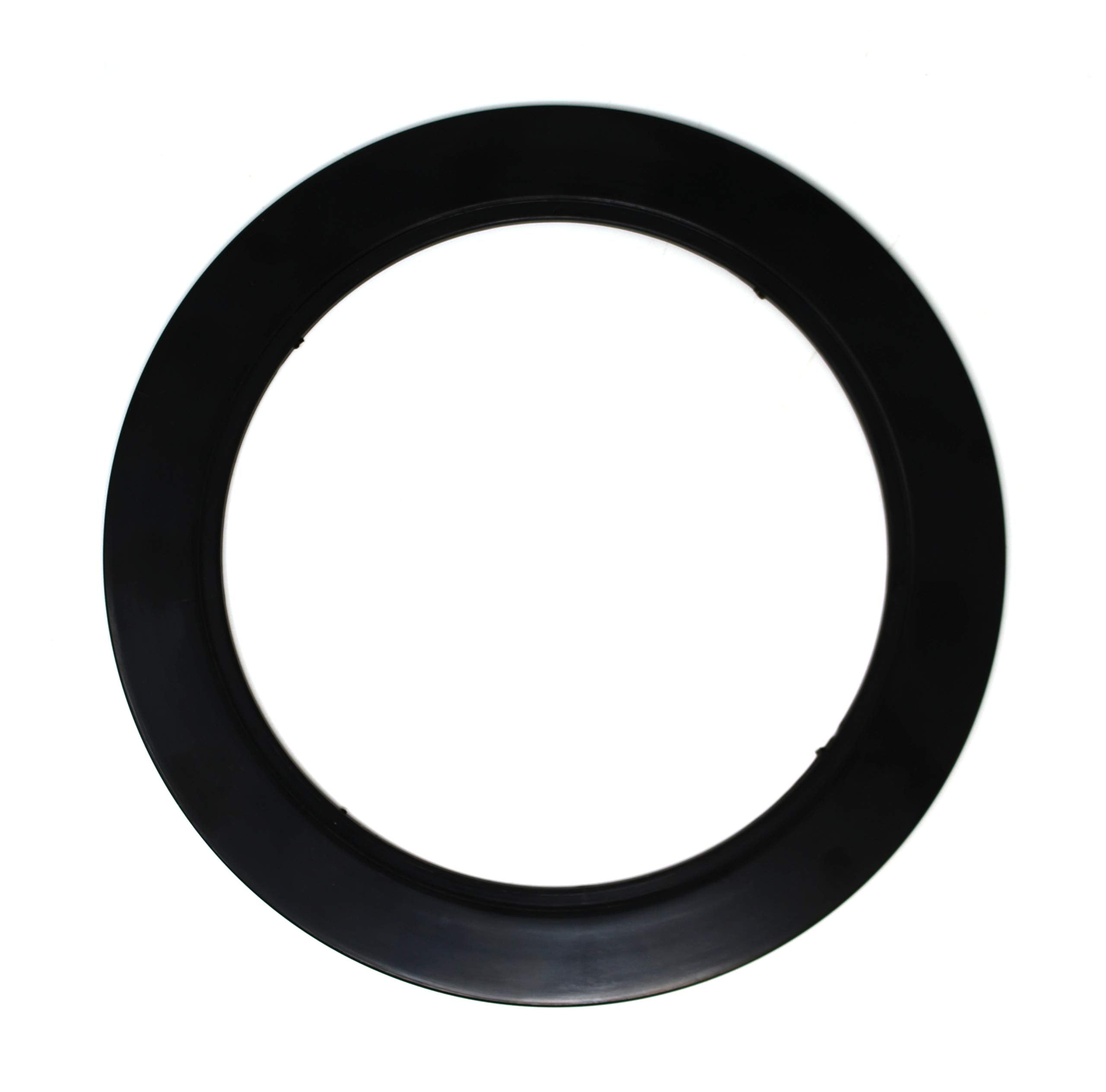 Trim Ring For 6" Recessed Light Can Fixtures (10, Black)