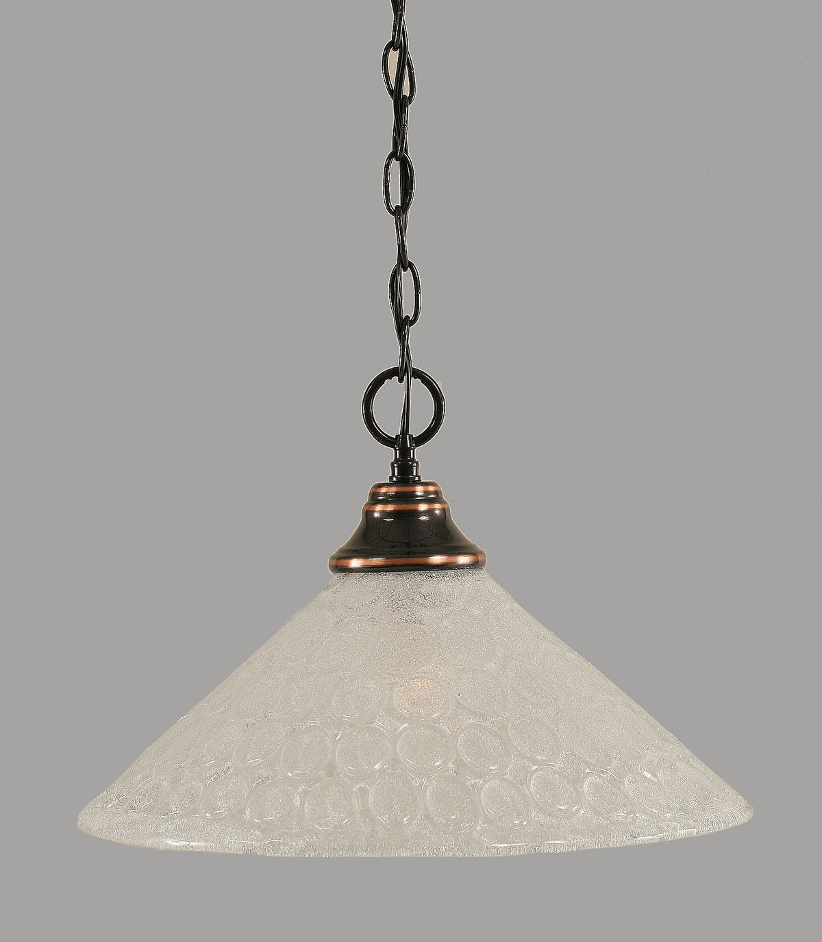 Toltec Lighting 1 Light Pendant In Black Copper (10-Bc-411)