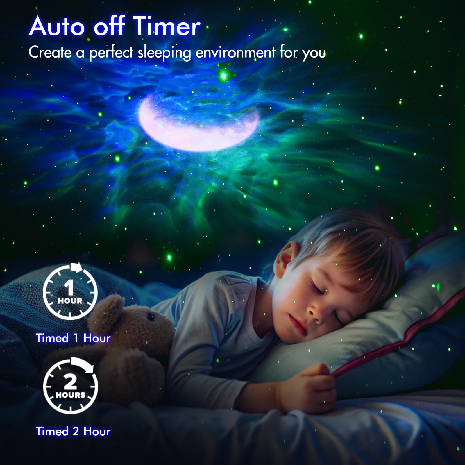 doopo Astronaut Galaxy Projector - Starry Nebula Ceiling Lamp with Timer & Remote, Gradient Design, Model XKD-15