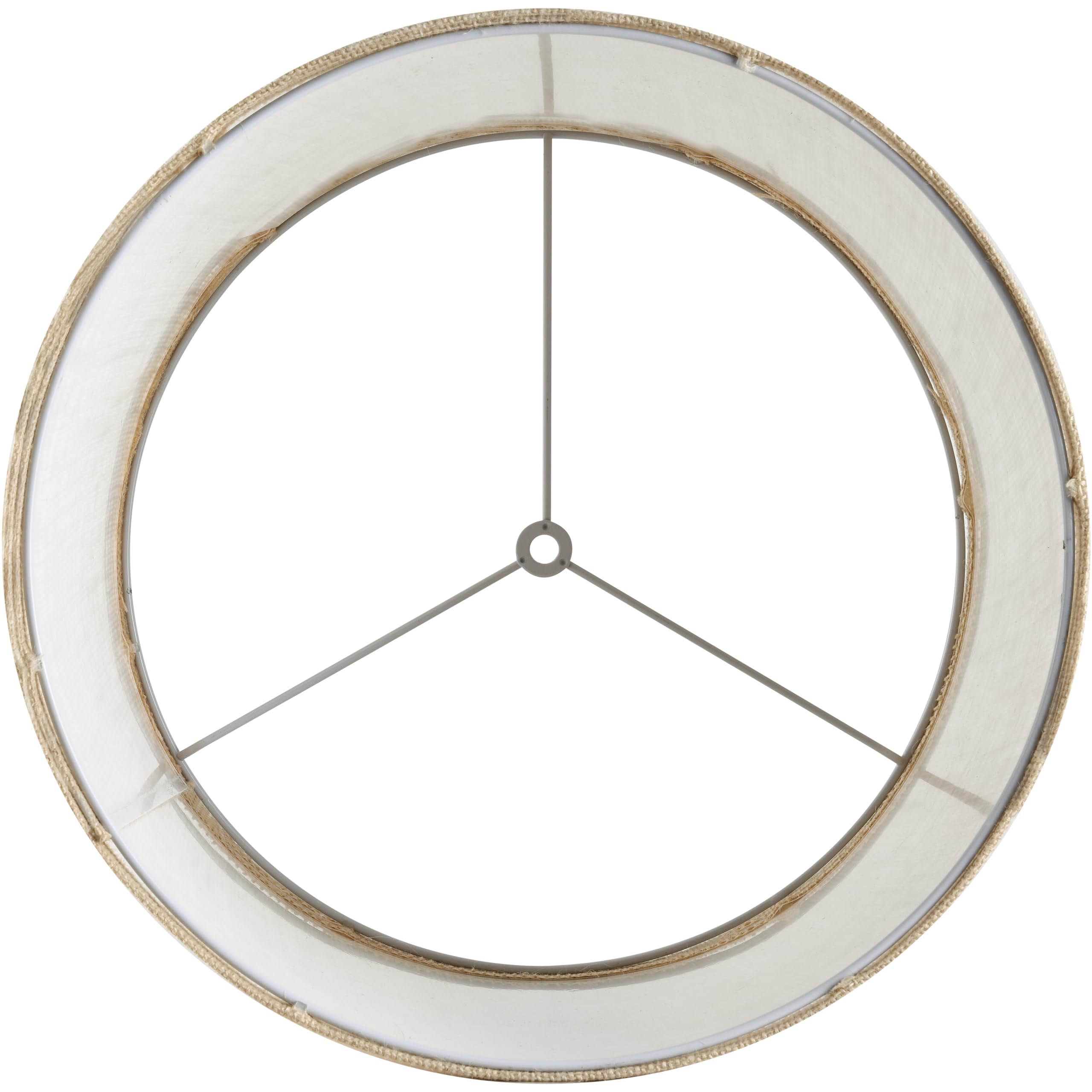 Go&So Set Of 2 Lamp Shades For Table Lamps Floor Lamps Rustic Brown Drum Lampshades- 13'' Top X 13'' Bottom X 10'' High (Spider)