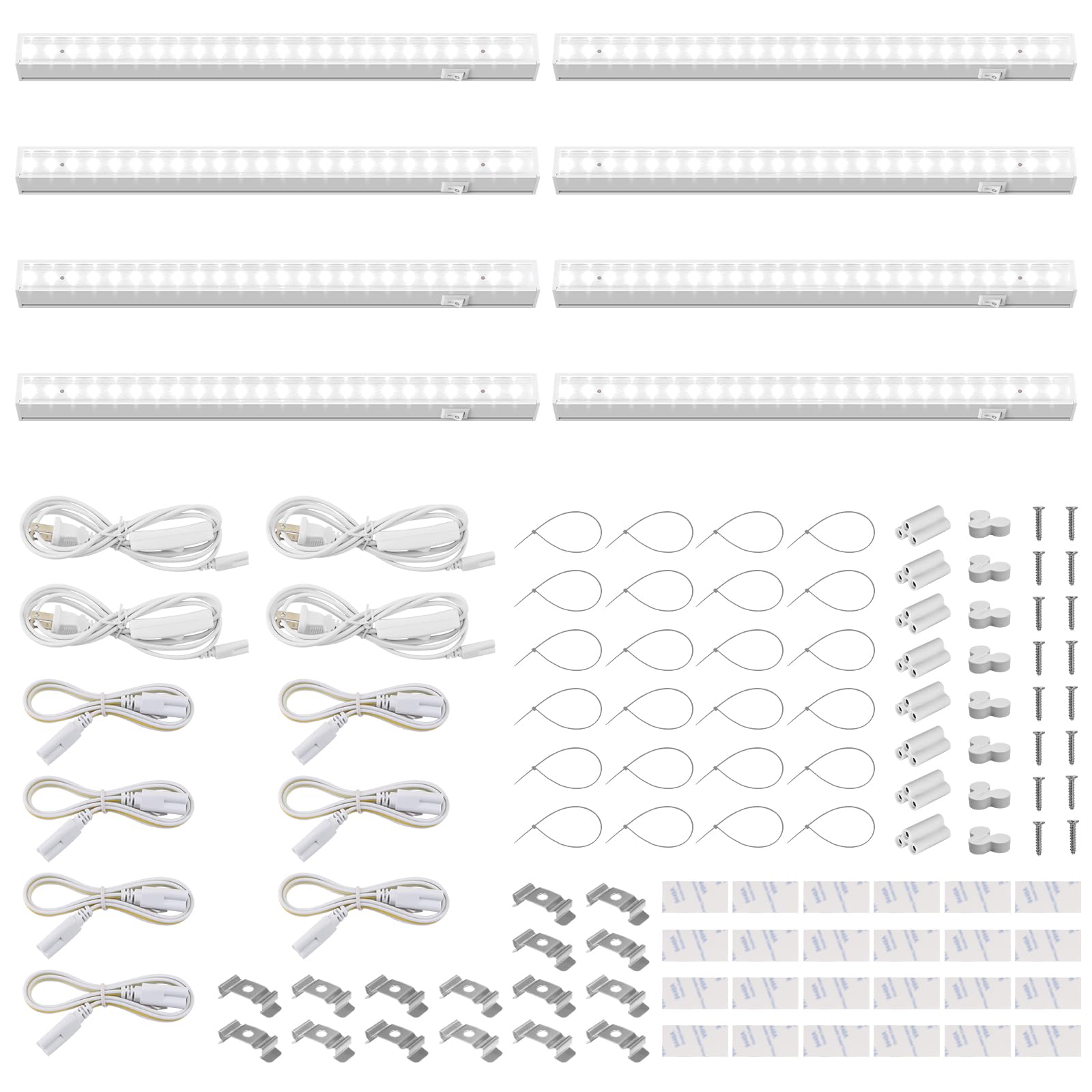 Barrina Grow Lights For Indoor Plants, 5000K White Full Spectrum Led Grow Light, 1Ft Plant Grow Light, Led Grow Light Bulbs, T5