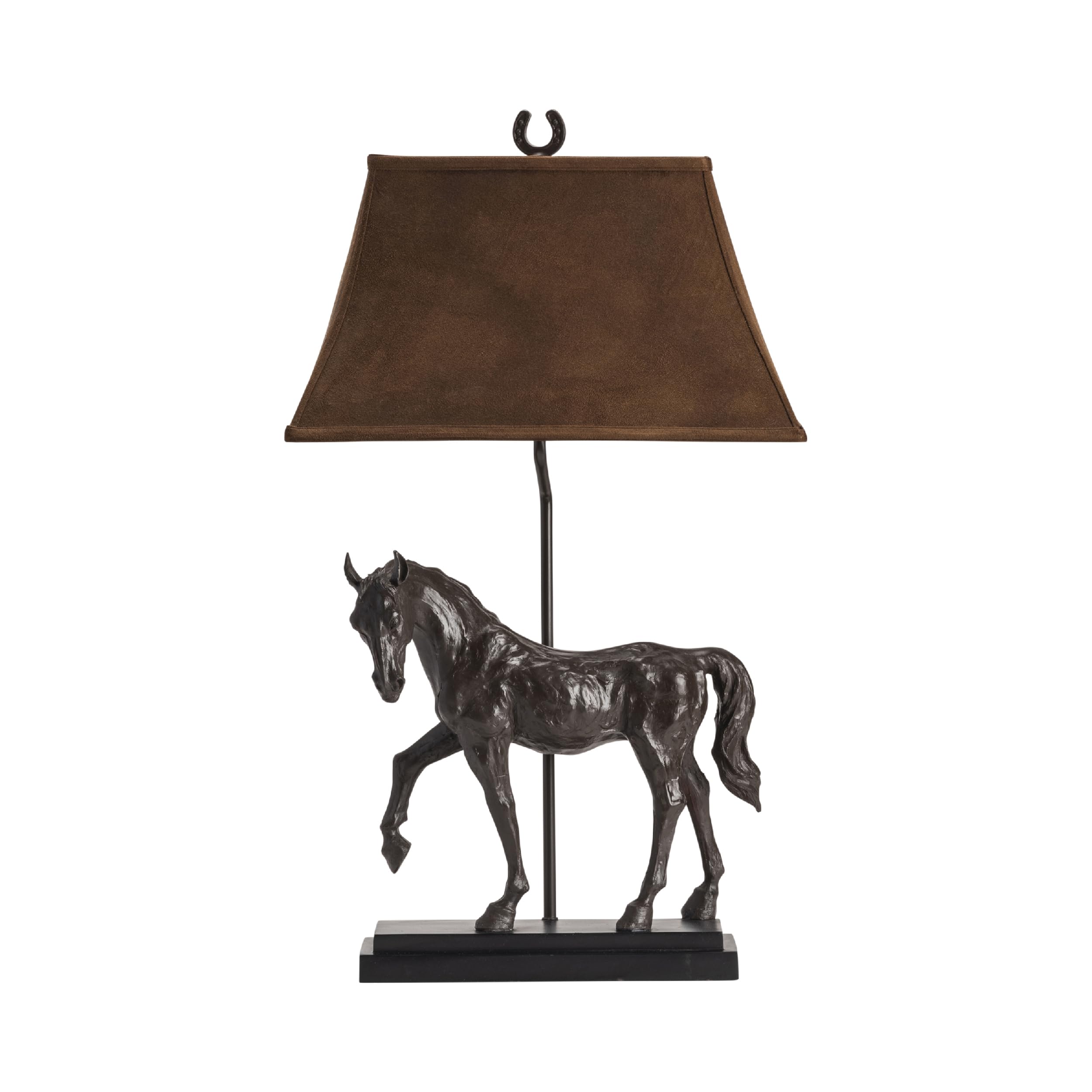 Crestview Collection 29.5 H Bronze Brown Horse Table Lamp