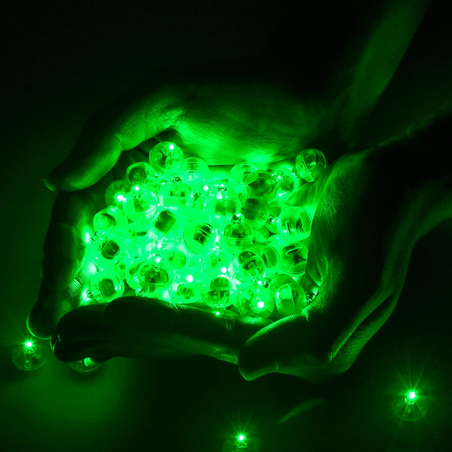 Xthuge 100Pcs Mini Round Led Ball Lamp, Long Standby Time Ball Lights For Paper Lantern, Wedding Decoration, Party Birthday, Fes