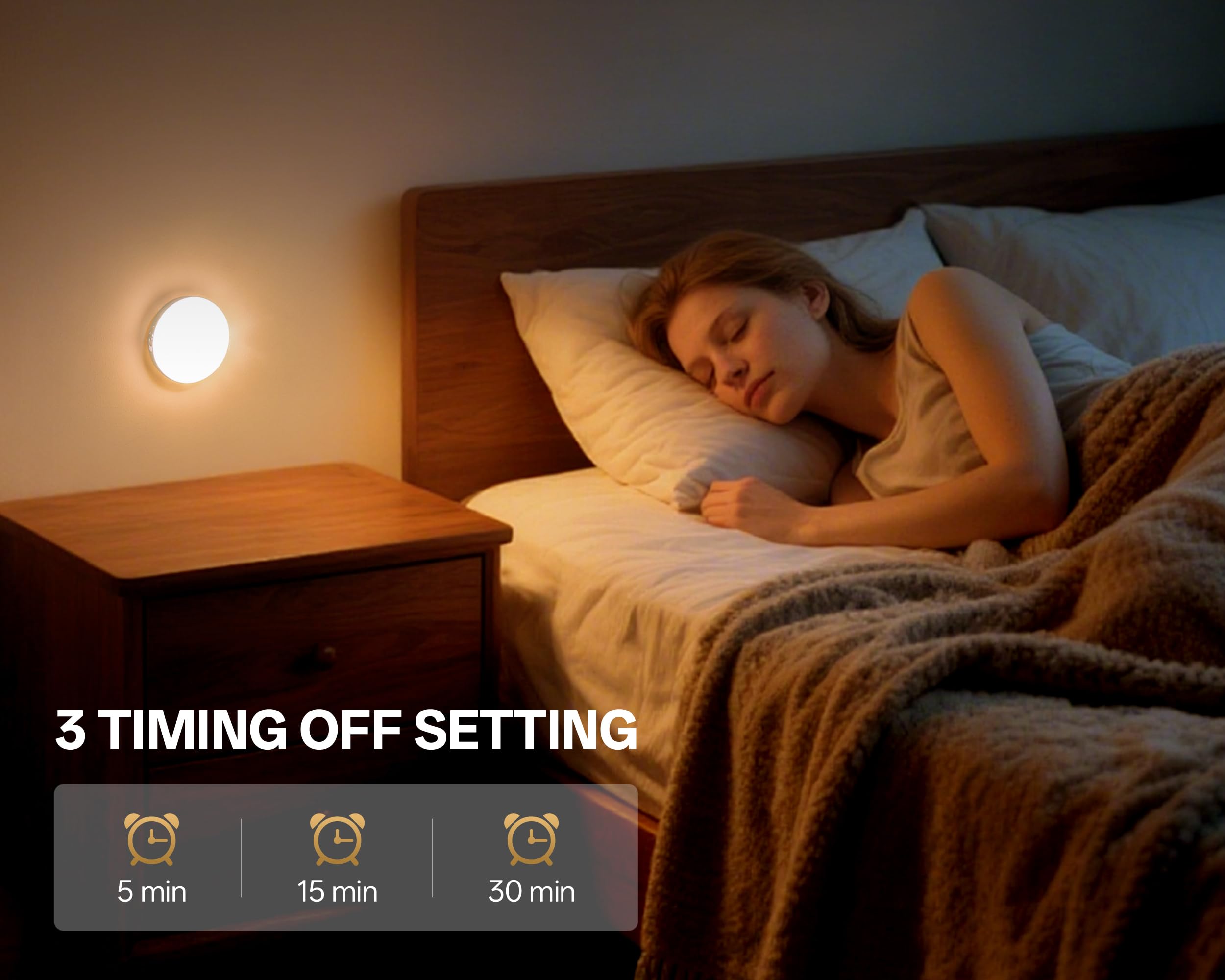 Homelist Motion Sensor Lights, 6 Pack Rechargeable Puck Light, 1500mAh Battery, Upgraded 3 Color Temperature, Model XD036-KJ