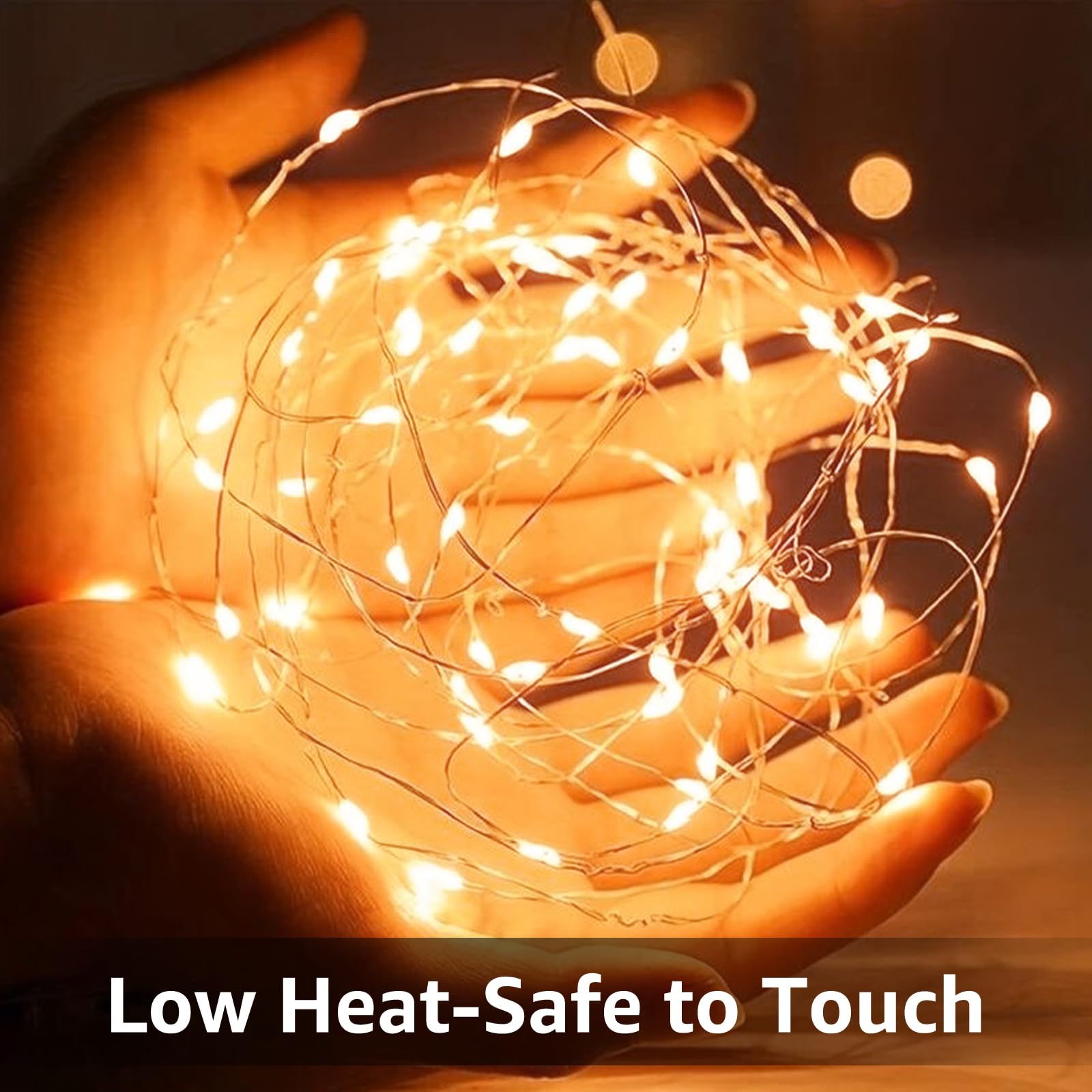 Olafus 16 Pack Fairy Lights, Battery Operated, 20 LED, 7ft Copper Wire, Warm White, IP68 Waterproof for Weddings & Parties