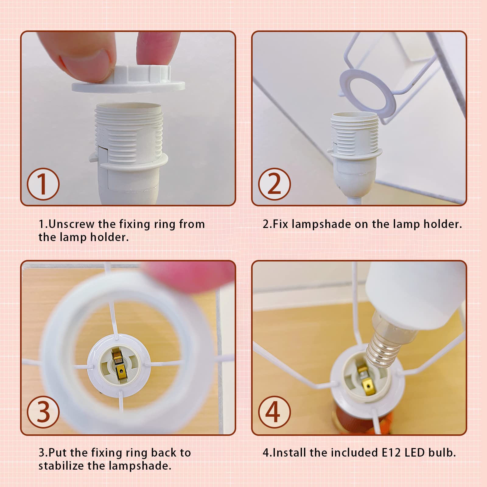 Herbestbay Kids Table Lamp, 14 Inch Football, Basketball & Baseball Design With Cute Lampshade, Sports-Themed Lamp Ideal For Chi