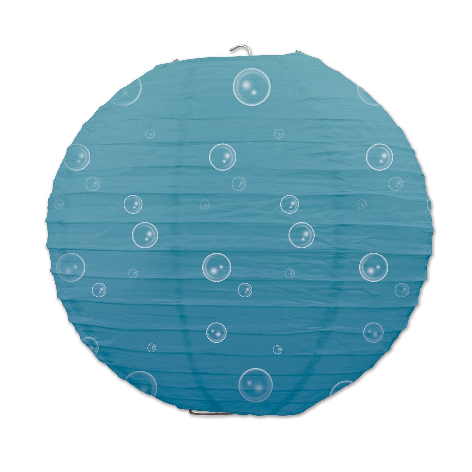 Beistle Under The Sea Paper Lanterns (3 Pack), 9.5'', Light Blue/White