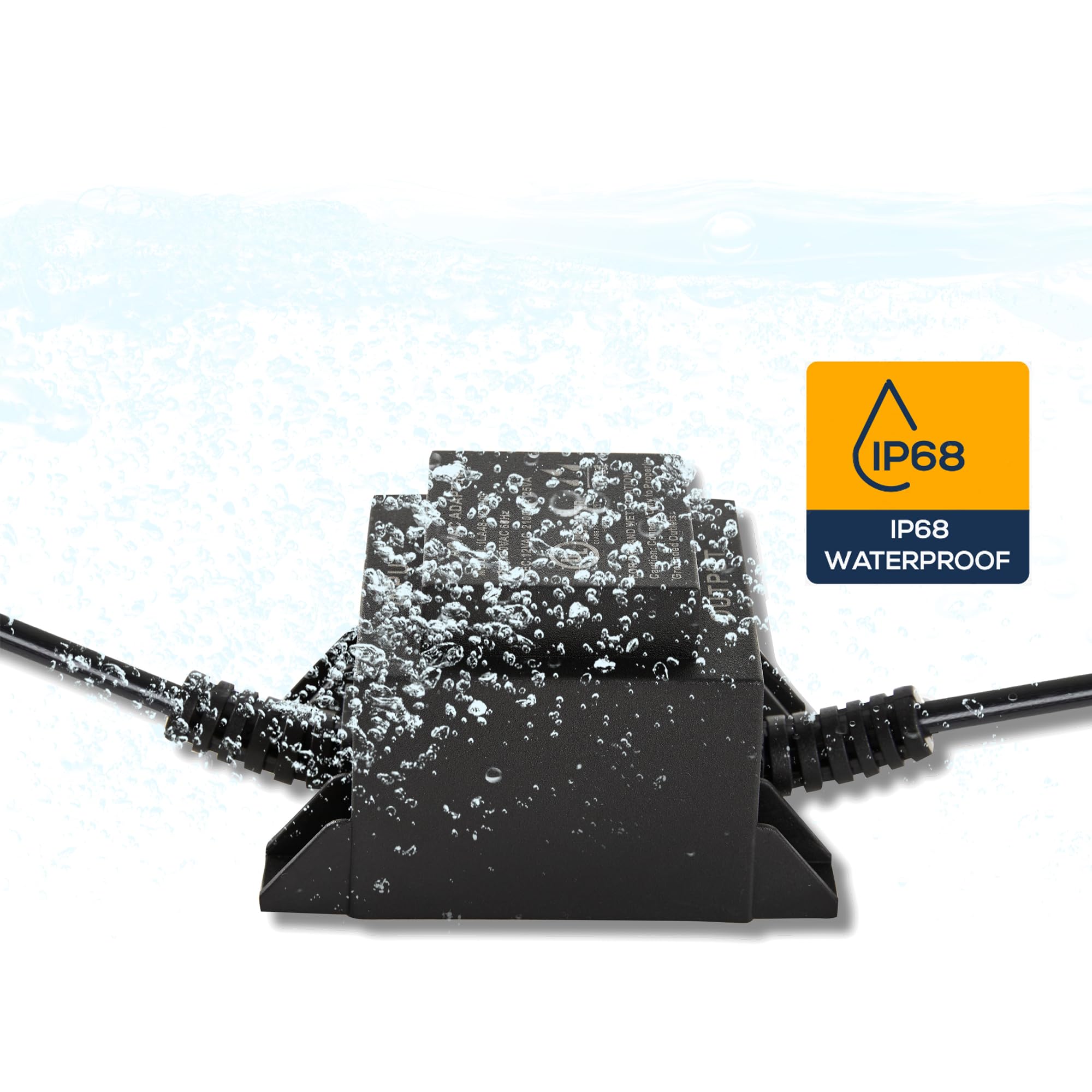 Nvmidtc Outdoor Landscape Transformer Ul Listed 110/120V To Ac 12V/2.08A, 25W Waterproof Power Supply Converter For Led Spotligh