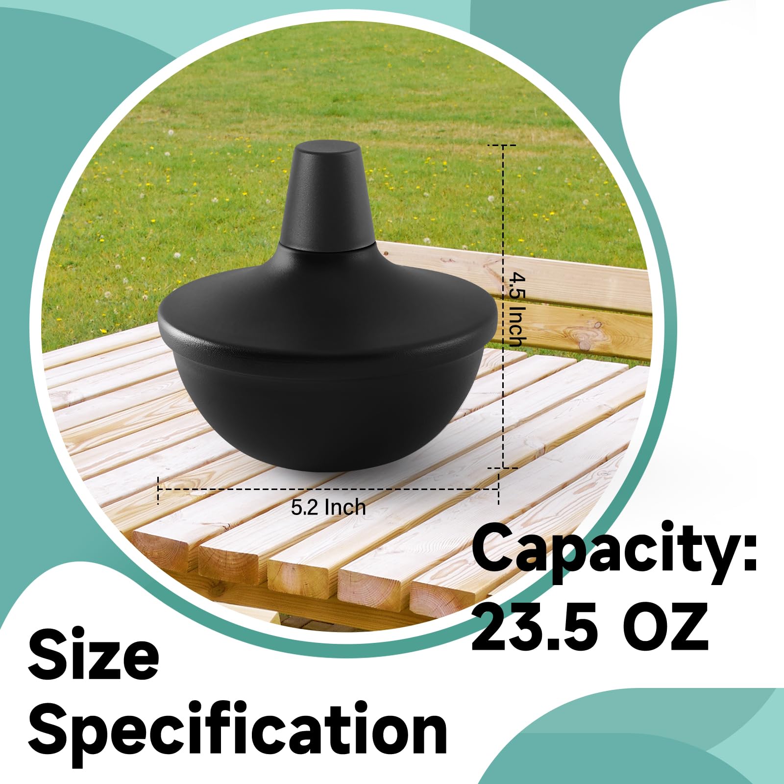 Zspeng 8 Pack Metal Citronella Torches - Refillable Outdoor Flame Lights For Party & Garden Decor