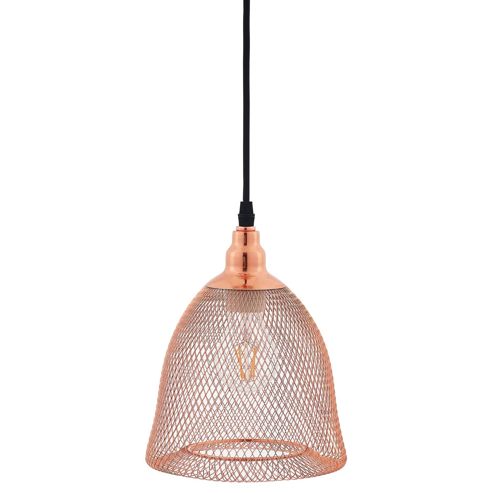 Modway Glimmer 7in Pendant Light, Yellow Metal Bell Shade, Model EEI-2902