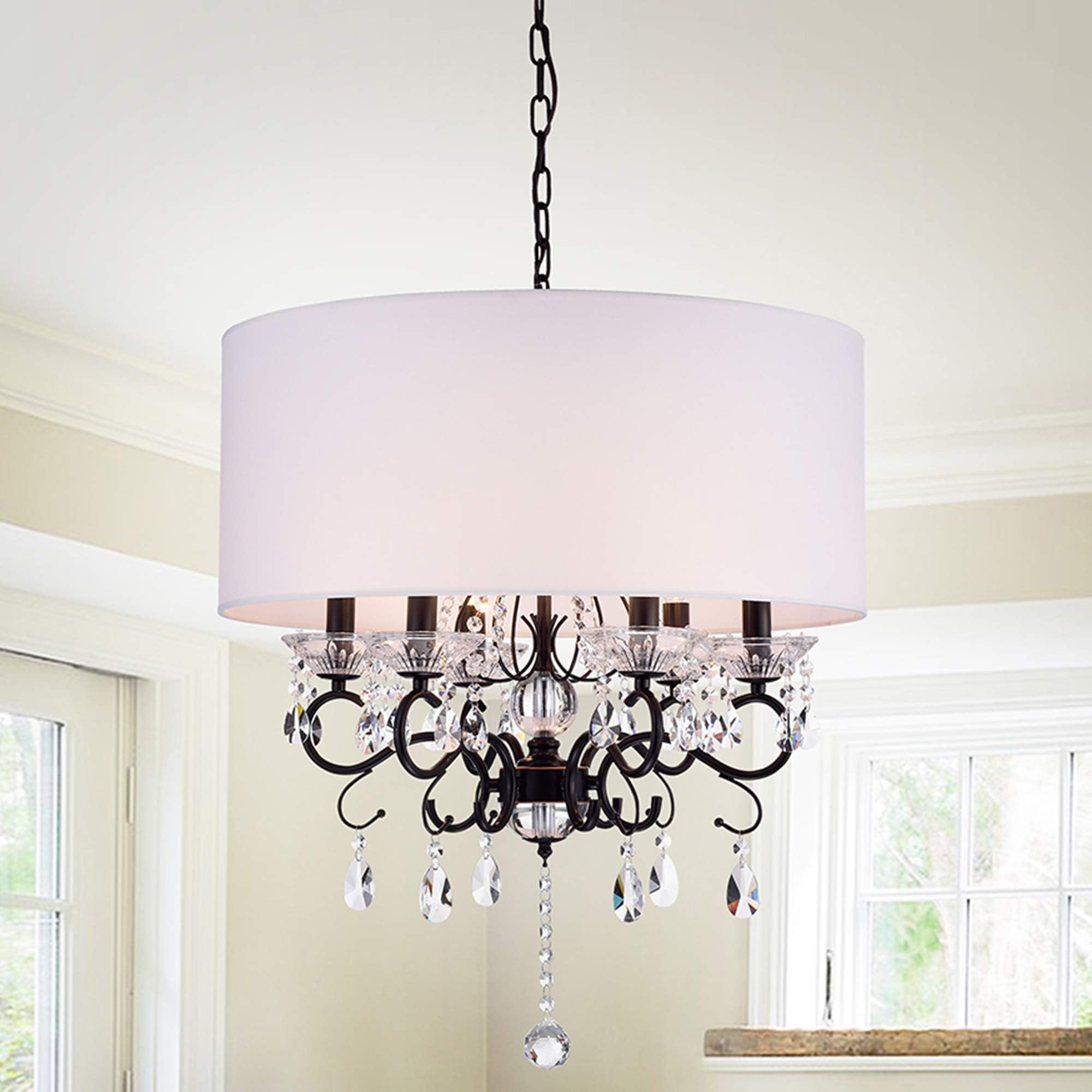 Warehouse Of Tiffany Rl9270Orb Chandelier, 22&quot;, Espresso