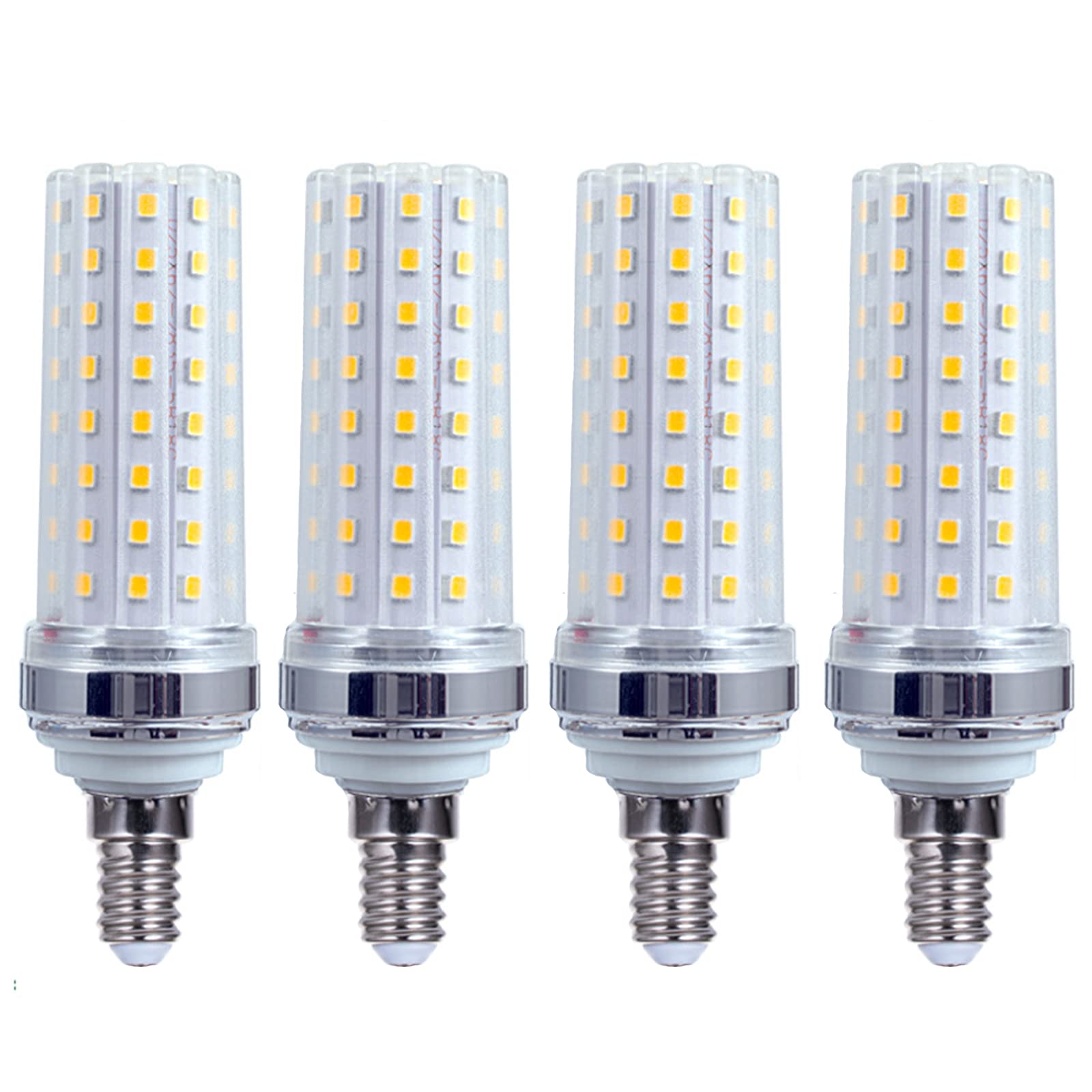 Ydjoo E12 Led Bulbs 20W Led Corn Light Bulb 180W Equivalent Warm White 3000K E12 Candelabra Base Decorative Led Chandelier Bulbs